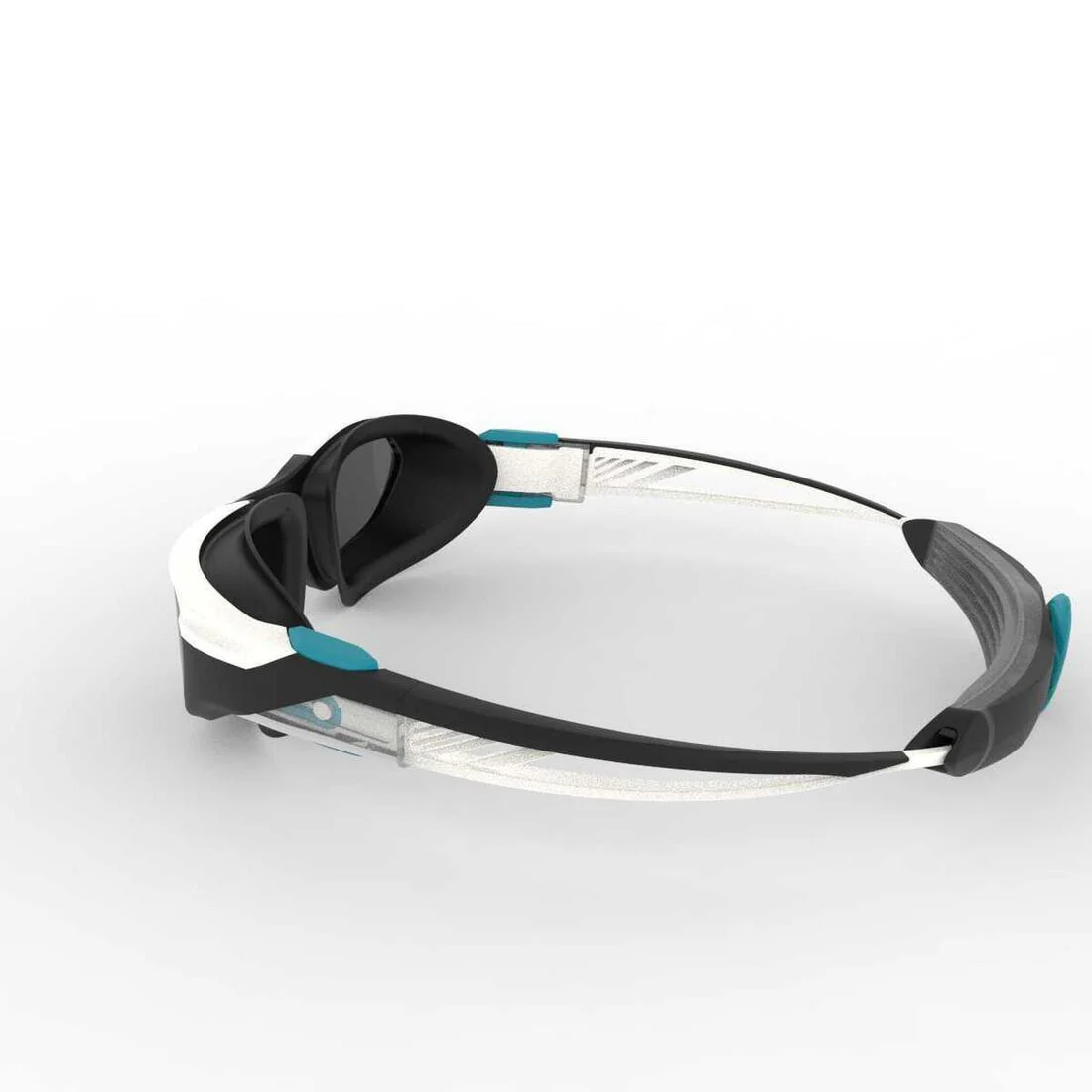 Swimming goggles - TURN Size S - Smoked Lenses - White/Black/Turquoise - Image 22