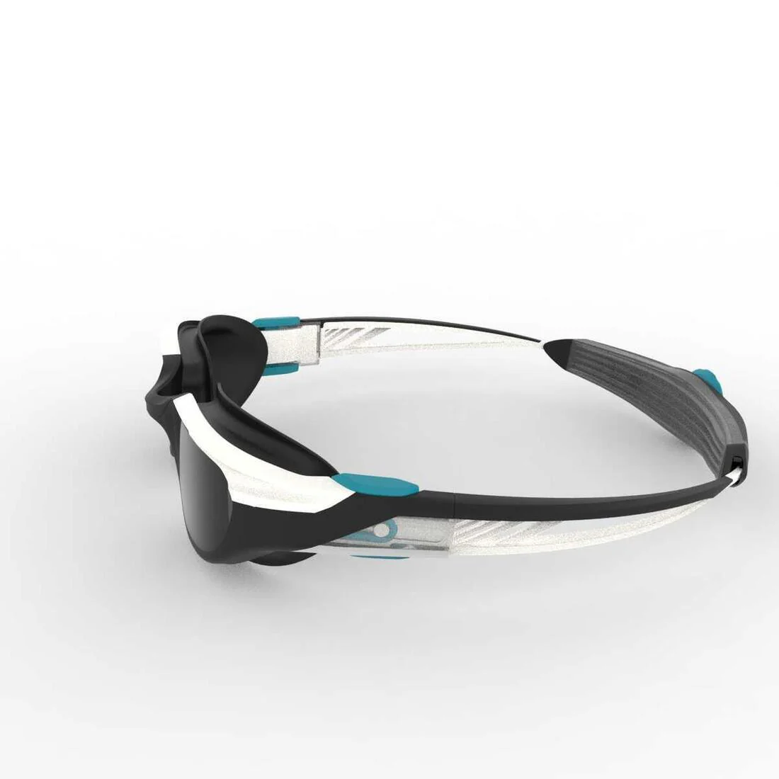 Swimming goggles - TURN Size S - Smoked Lenses - White/Black/Turquoise - Image 24