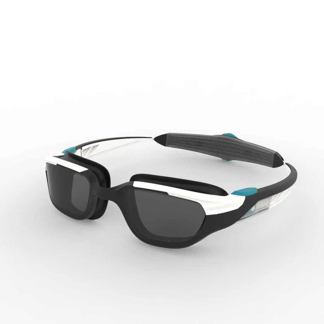 Swimming goggles - TURN Size S - Smoked Lenses - White/Black/Turquoise - Image 27