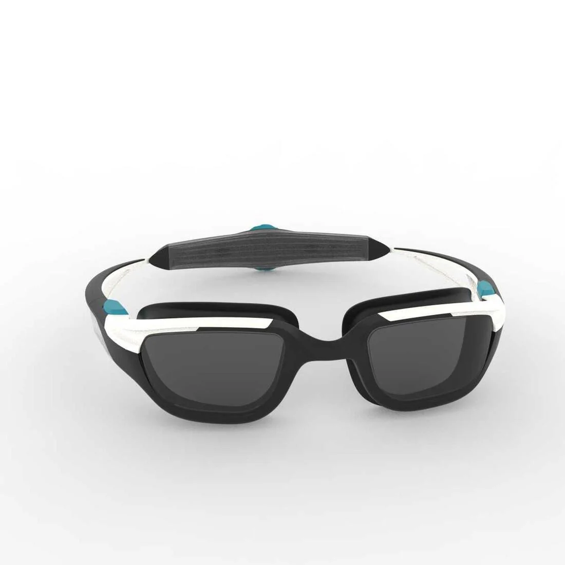 Swimming goggles - TURN Size S - Smoked Lenses - White/Black/Turquoise - Image 30