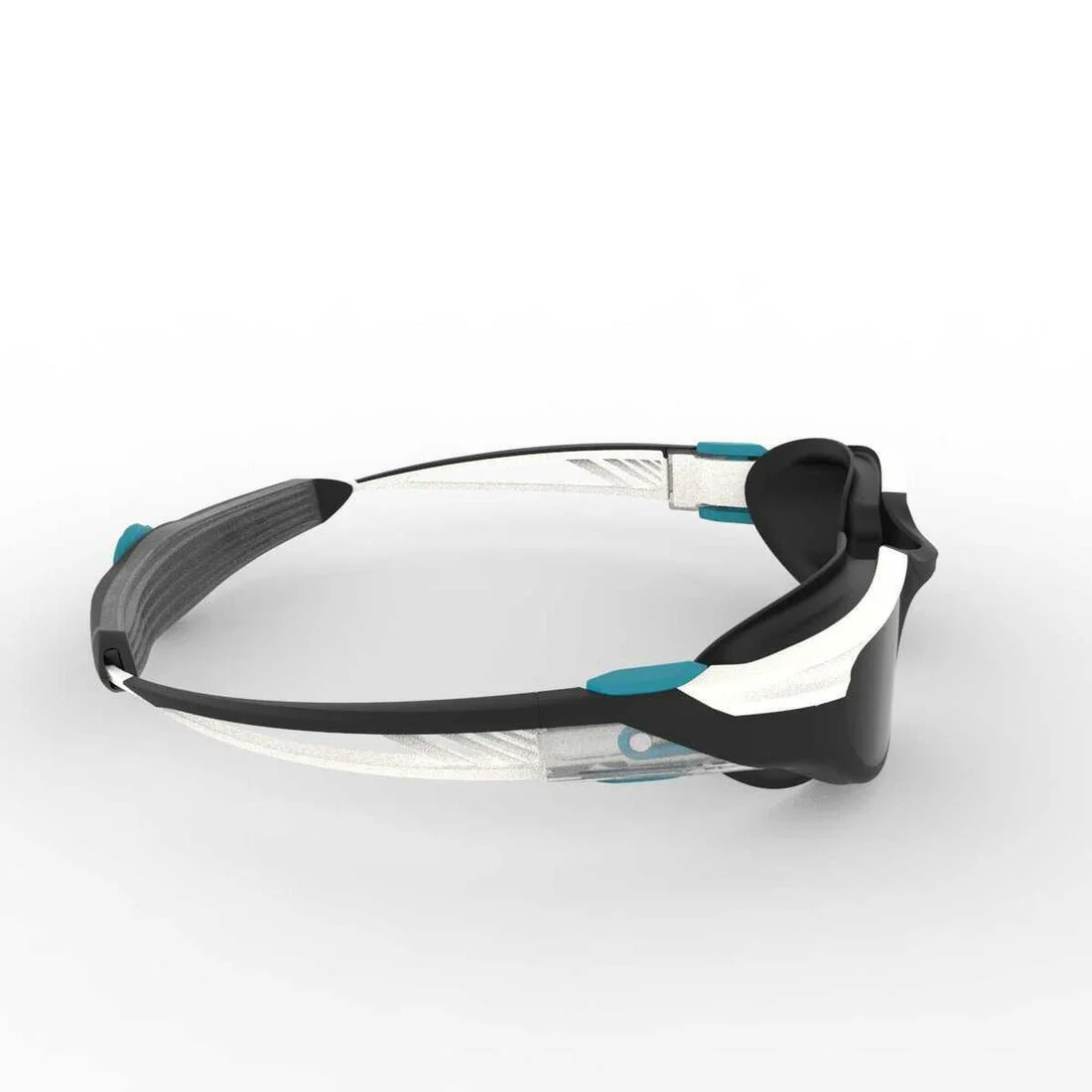 Swimming goggles - TURN Size S - Smoked Lenses - White/Black/Turquoise - Image 9