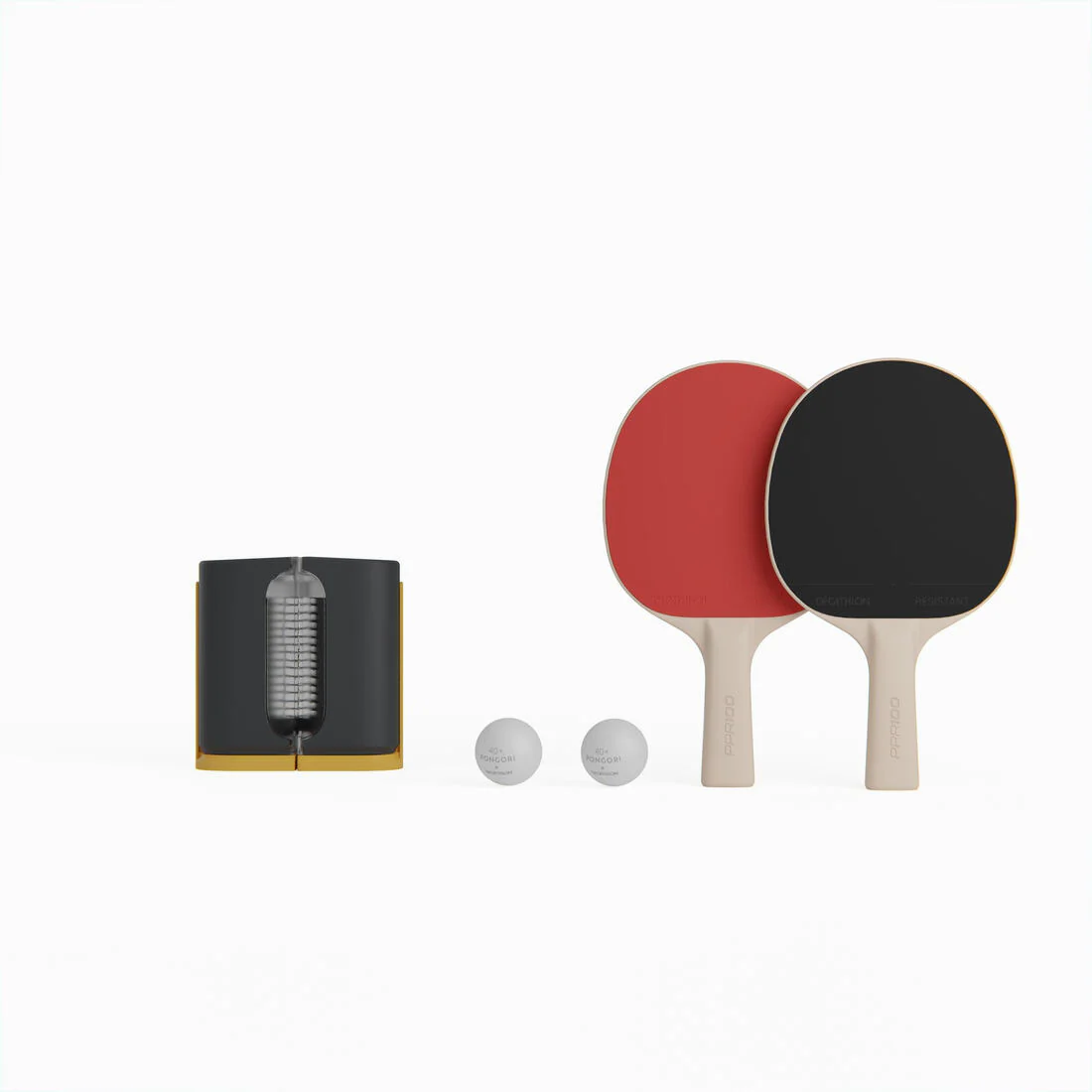 Table Tennis Set for Small Tables with Rollnet + 2 PPR100 Bats + 2 Balls - Image 6