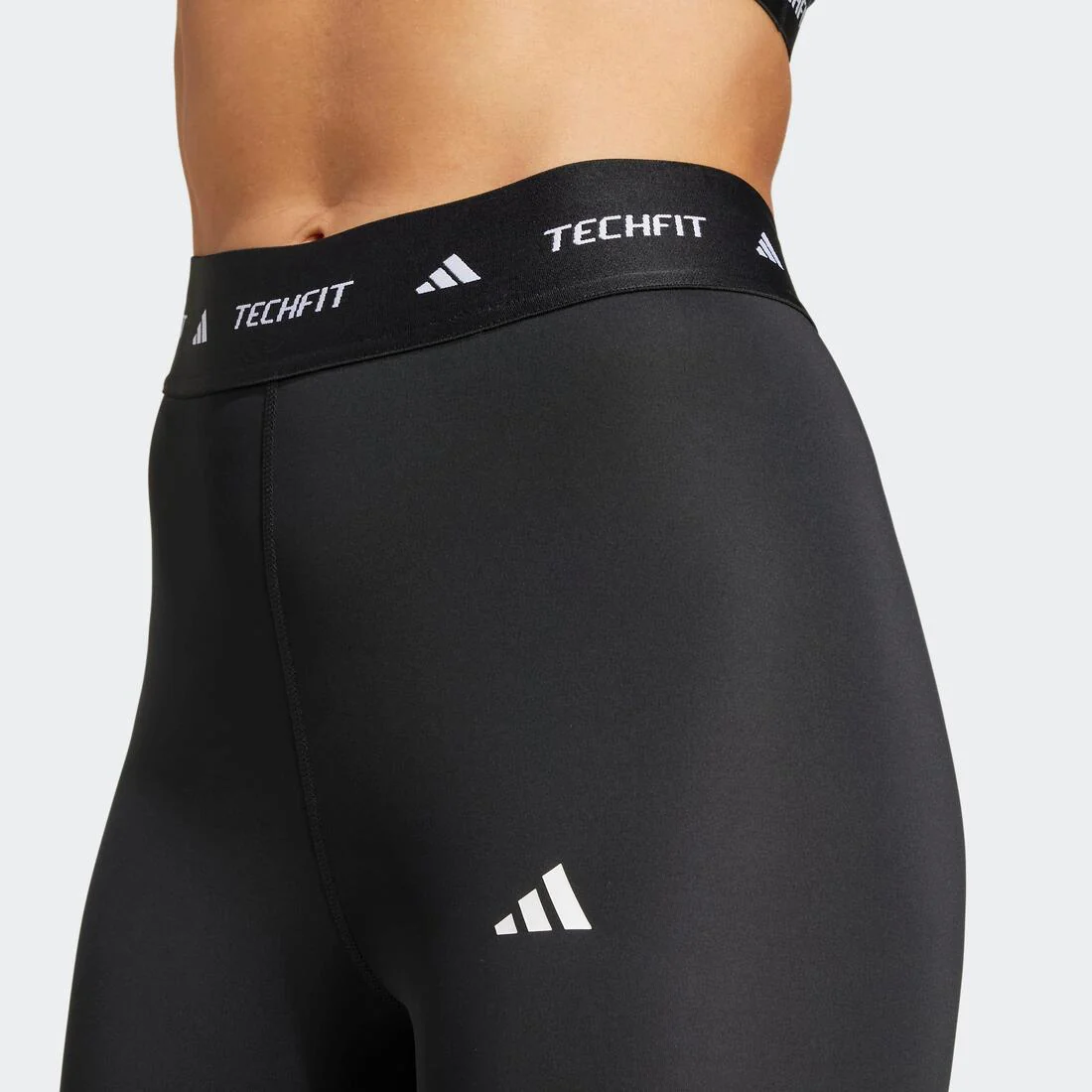 Techfit 7/8 Leggings, Black - Image 5