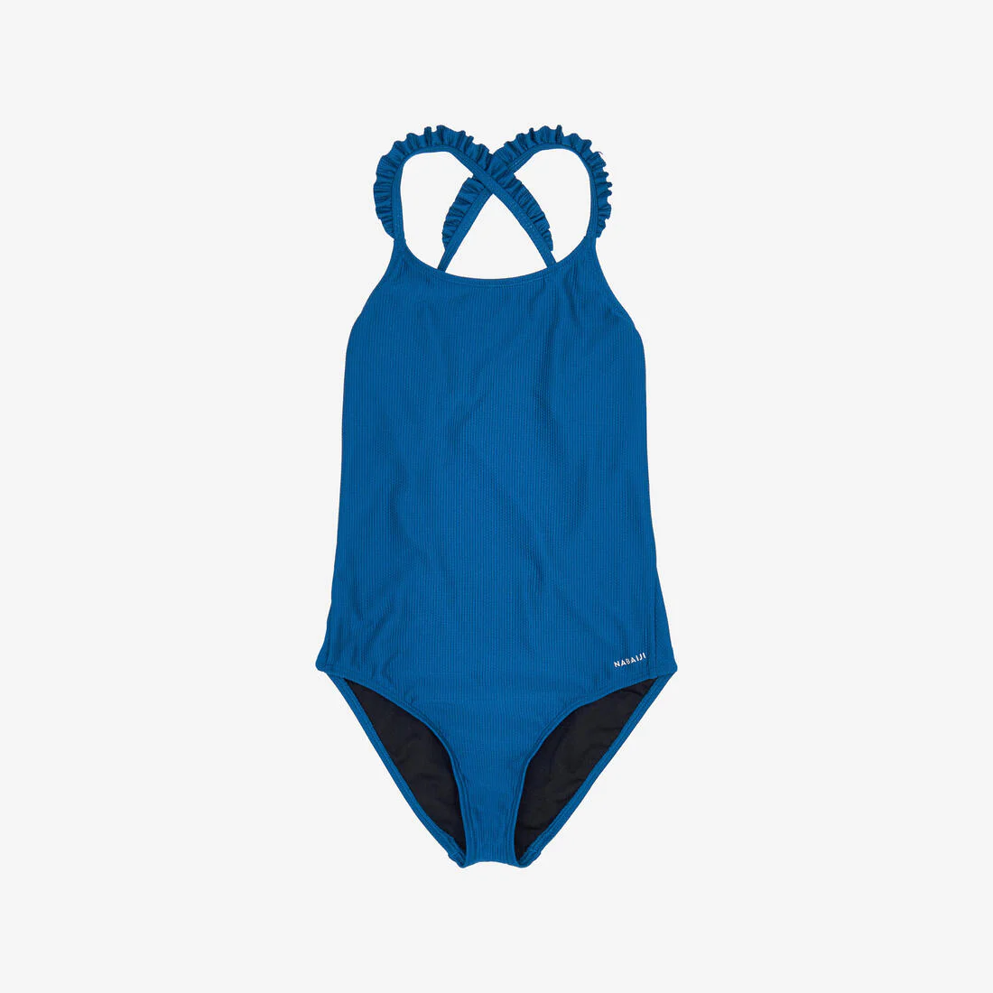 Teen girls’ 1-piece swimsuit, Lila cobe blue - Image 4