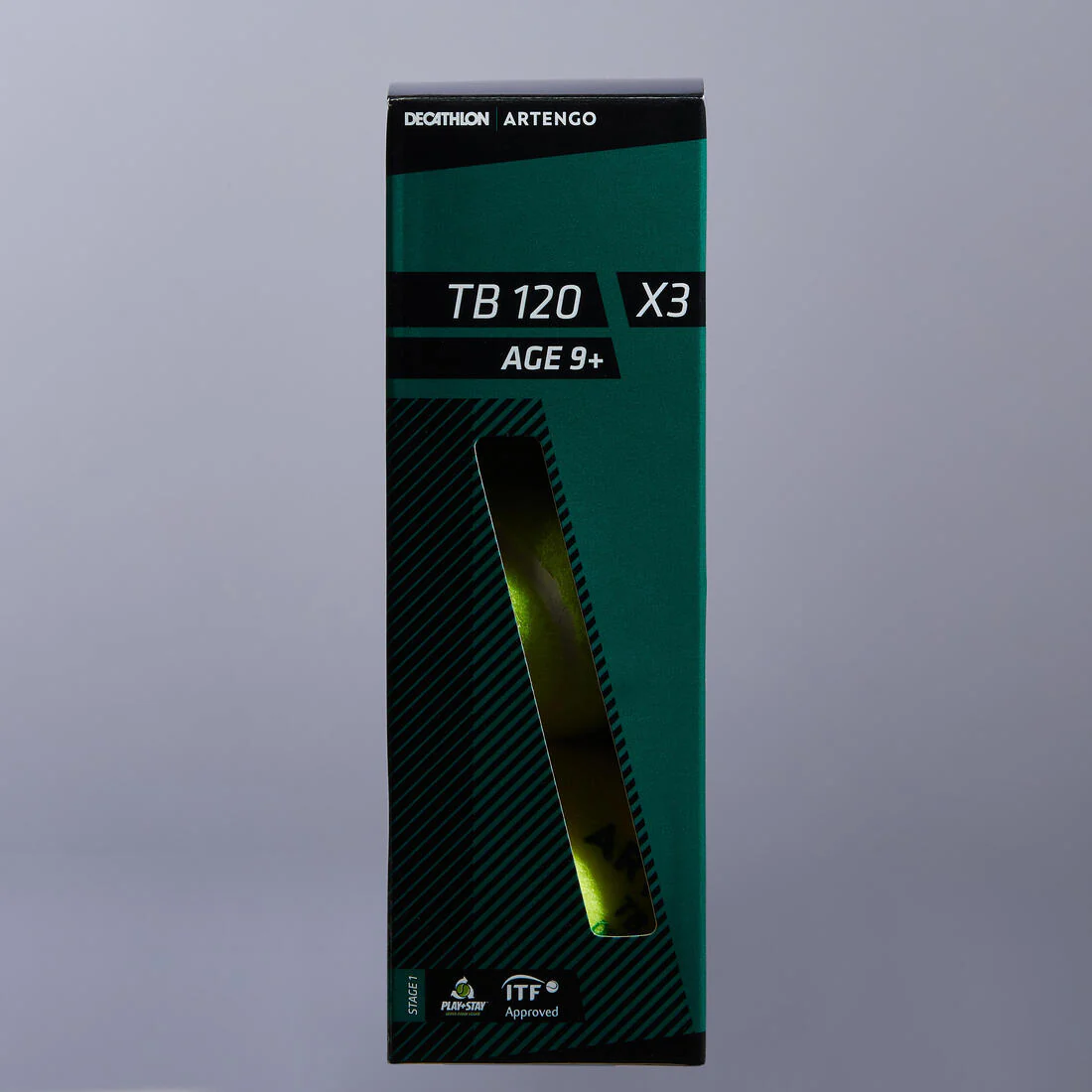 Tennis Ball TB120*3 - Green - Image 3