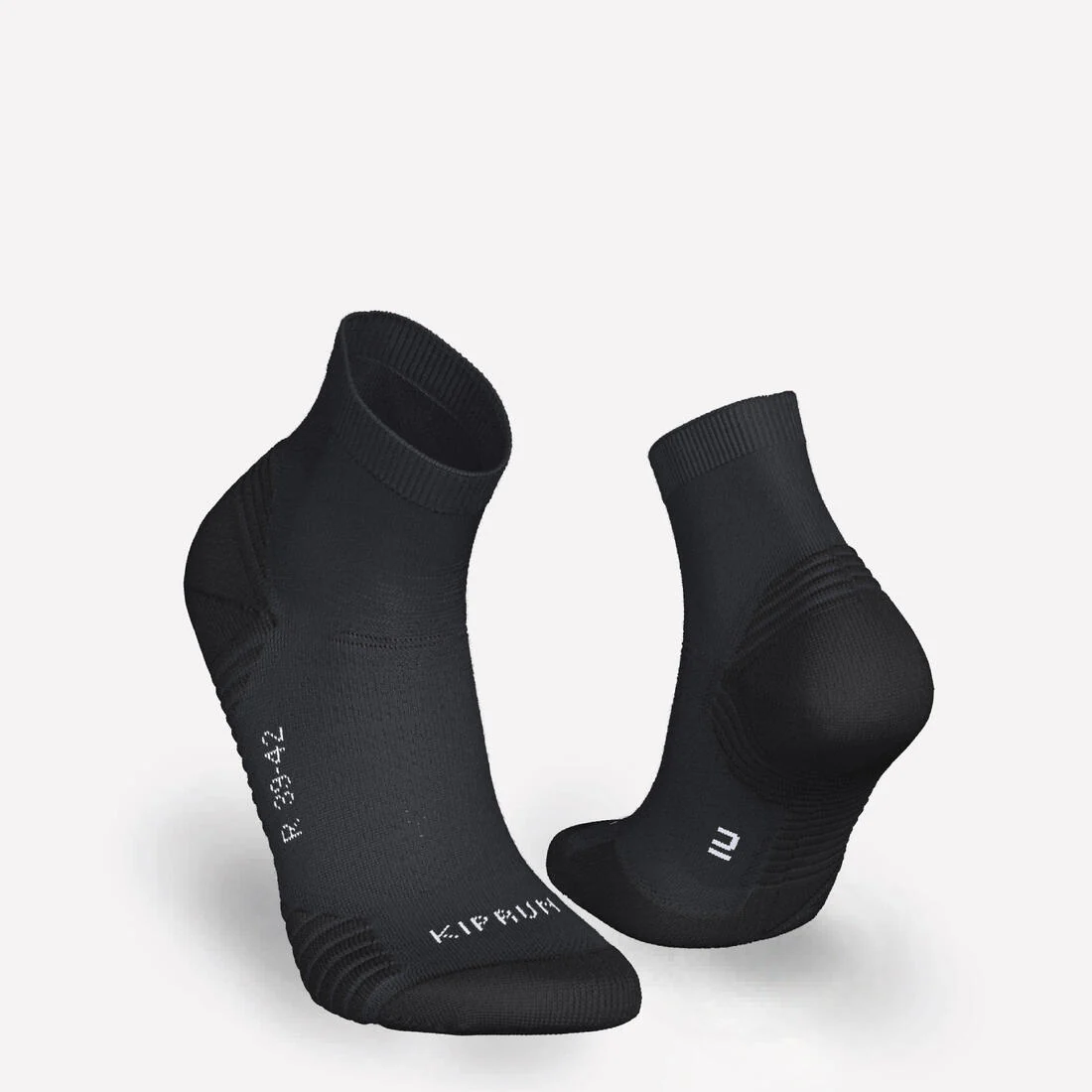 Thick Running Socks Mid Pack of 2 Pairs Run 500 - Image 3