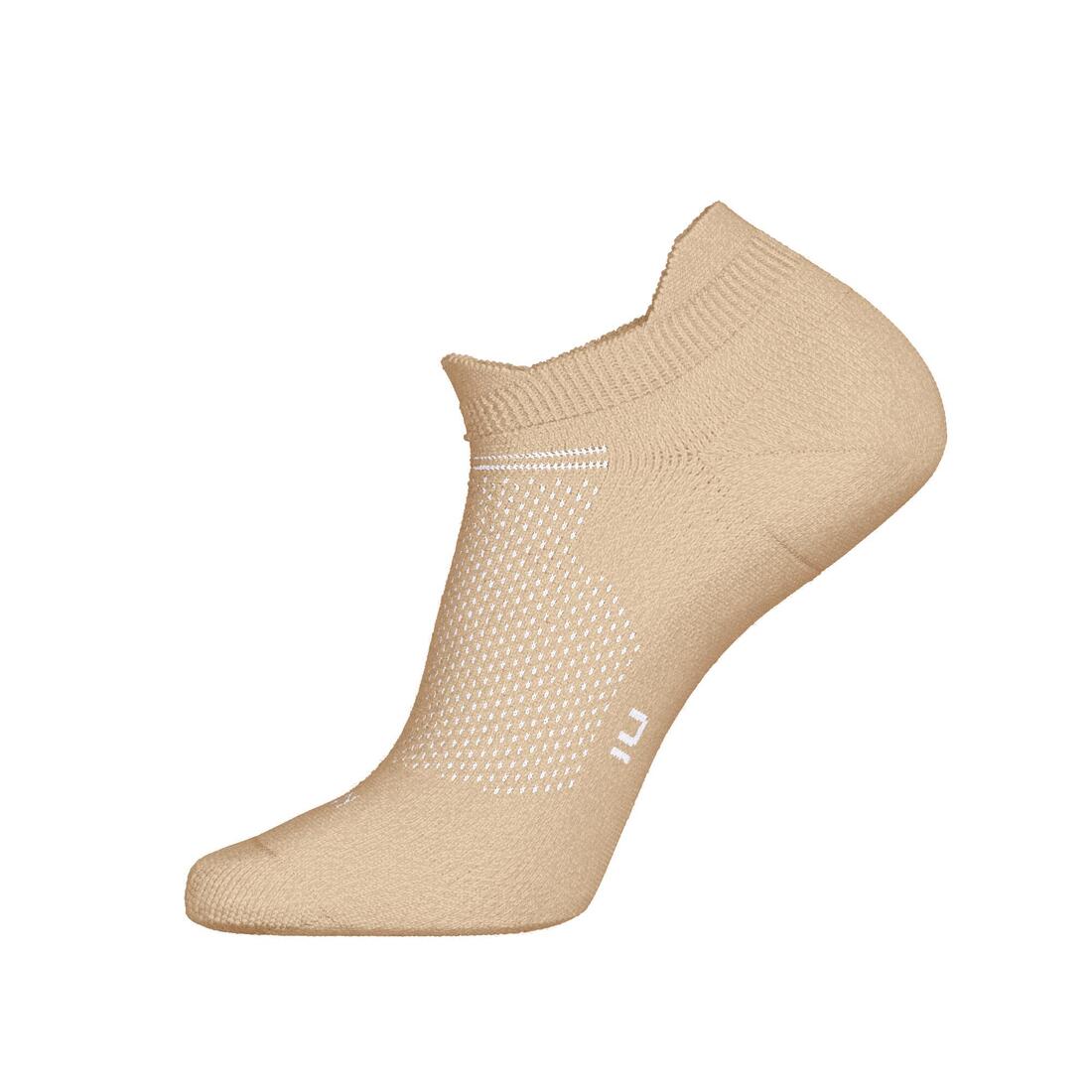Thin Running Socks Invisible Pack of 2 Pairs Run 500 - Image 34