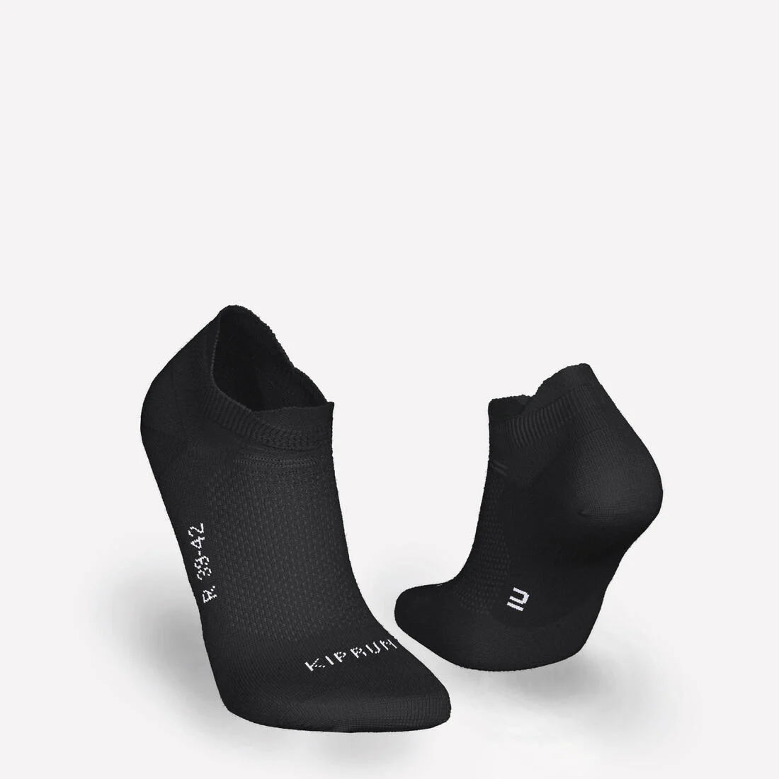 Thin Running Socks Invisible Pack of 2 Pairs Run 500 - Image 6