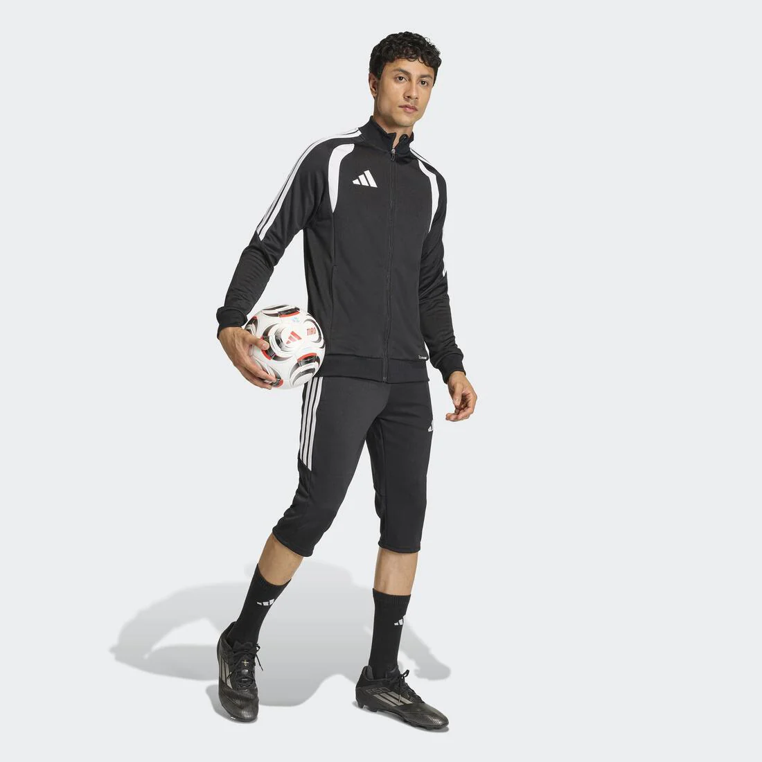 Tiro26 League Training 3/4 Tracksuit Bottoms, Black - Image 4