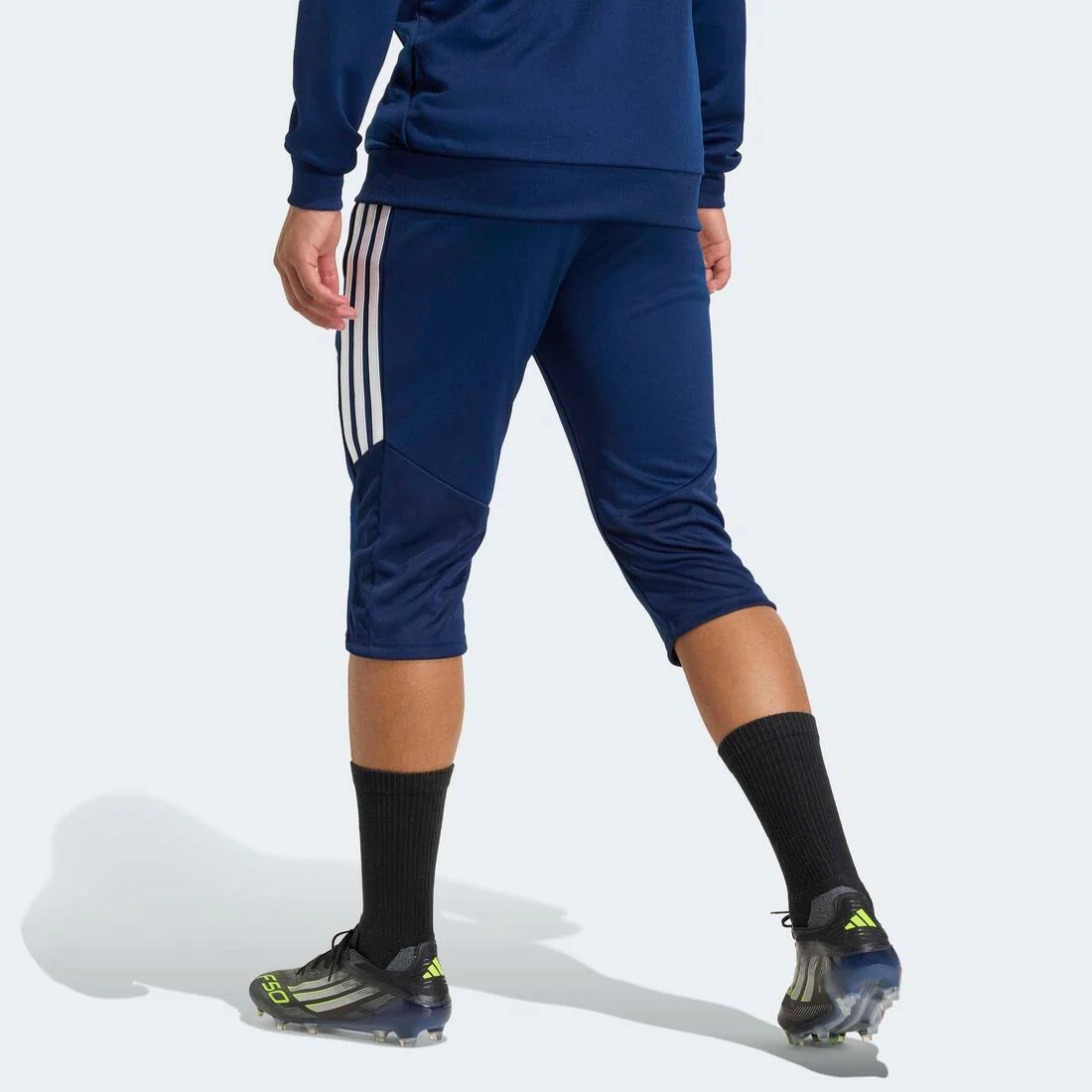 Tiro26 League Training 3/4 Tracksuit Bottoms, Blue - Image 3