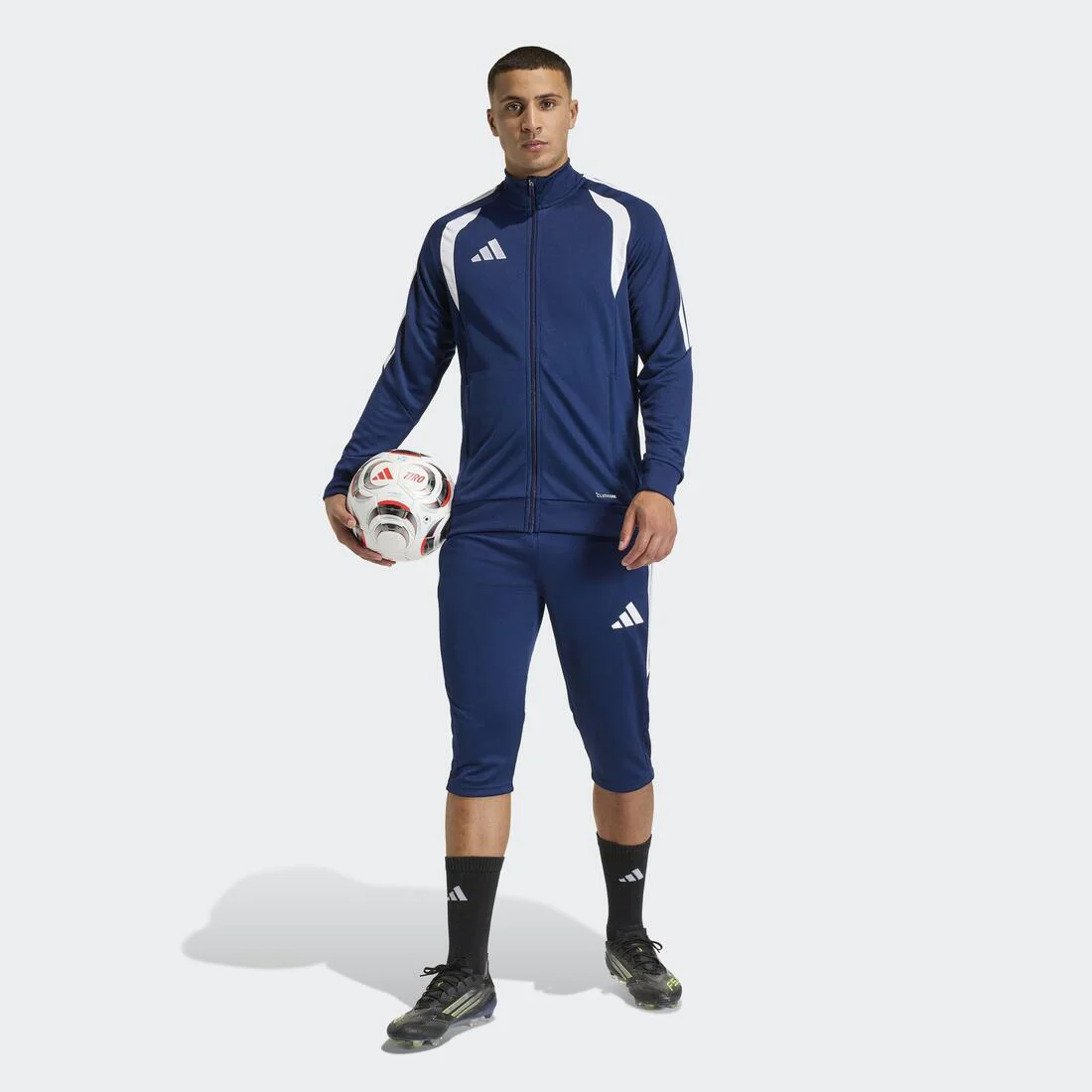 Tiro26 League Training 3/4 Tracksuit Bottoms, Blue - Image 4