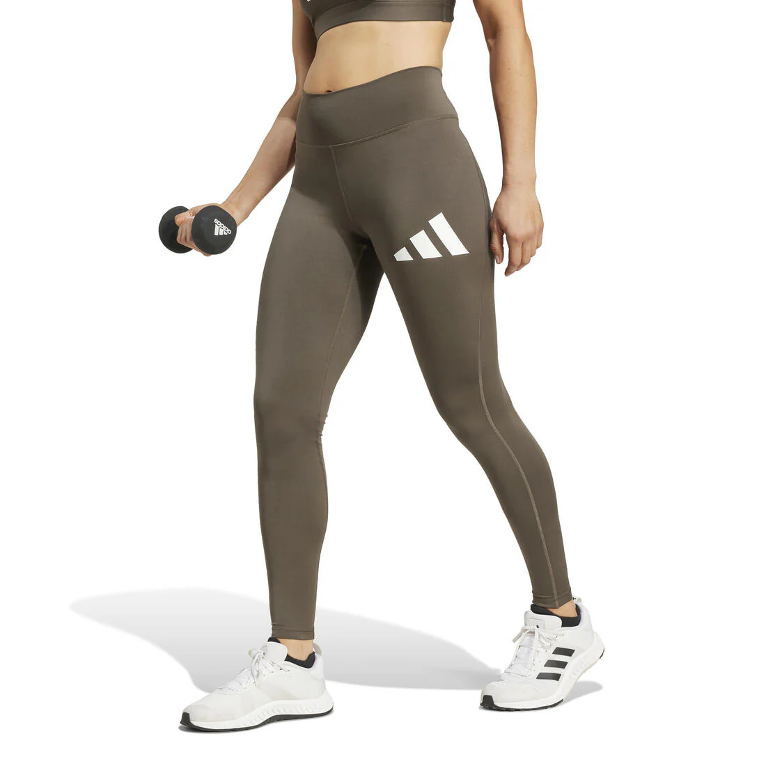 Train Essentials Big Logo Full-Length Leggings, Green