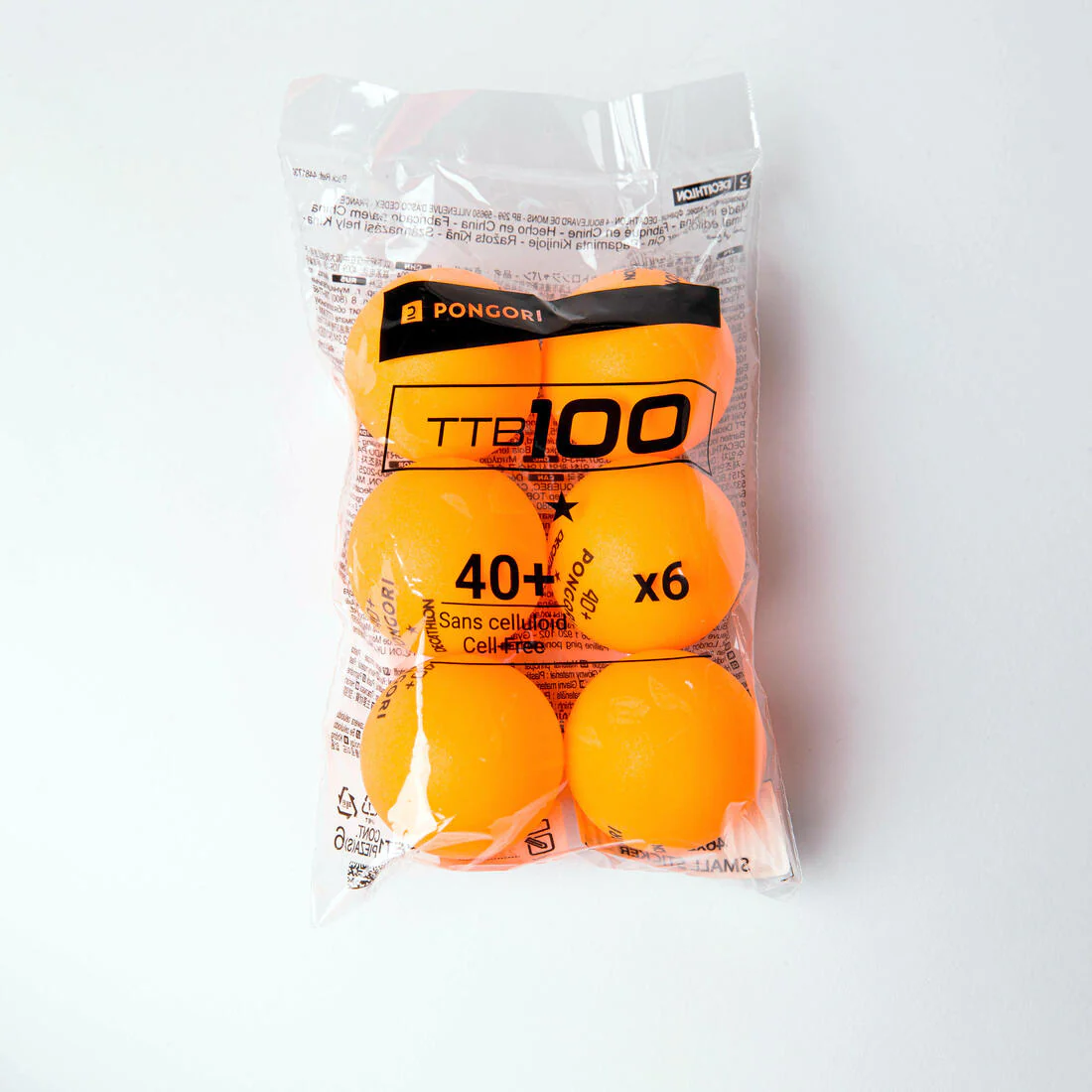TTB 100 1* 40+ Table Tennis Balls 6-Pack - Image 4