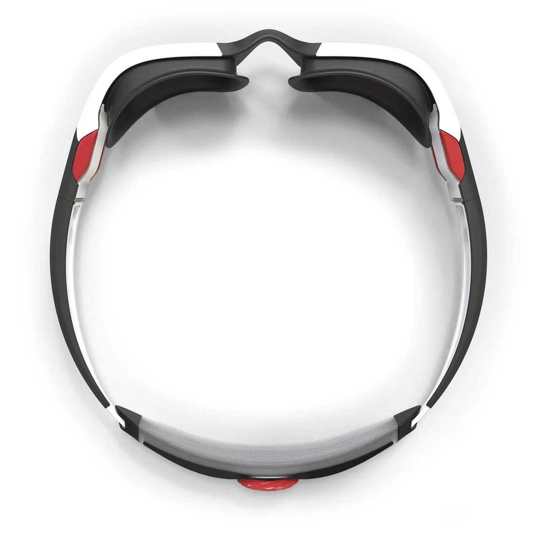 TURN swimming goggles - Mirrored lenses - Single size - Black white red - Image 5