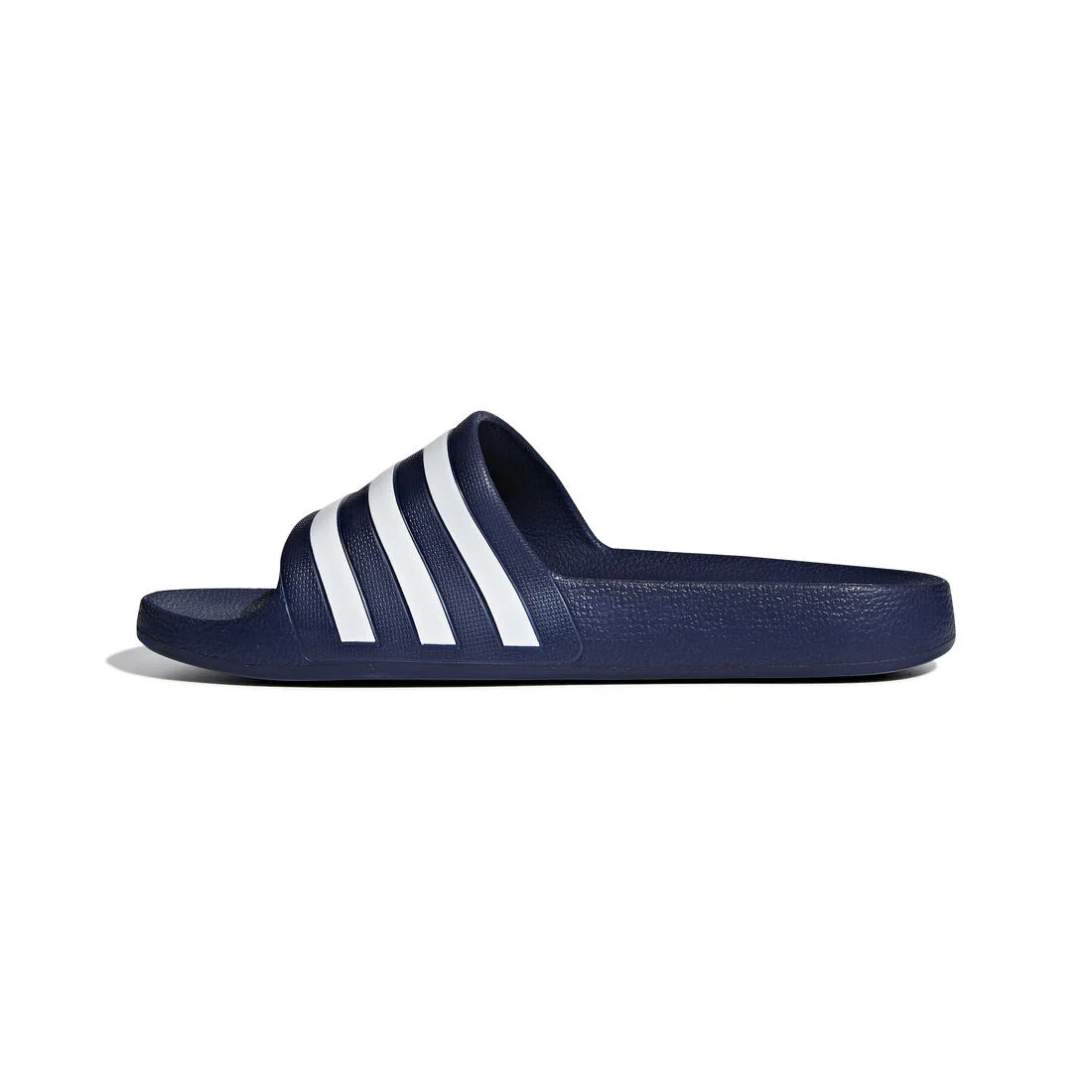 Unisex Adilette Aqua Slides, Navy - Image 4