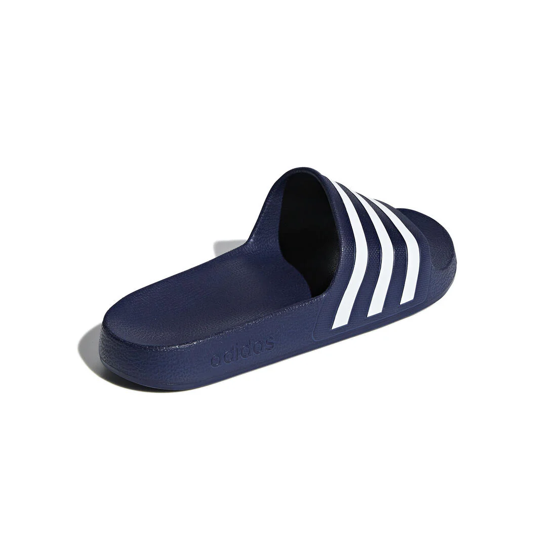 Unisex Adilette Aqua Slides, Navy - Image 6