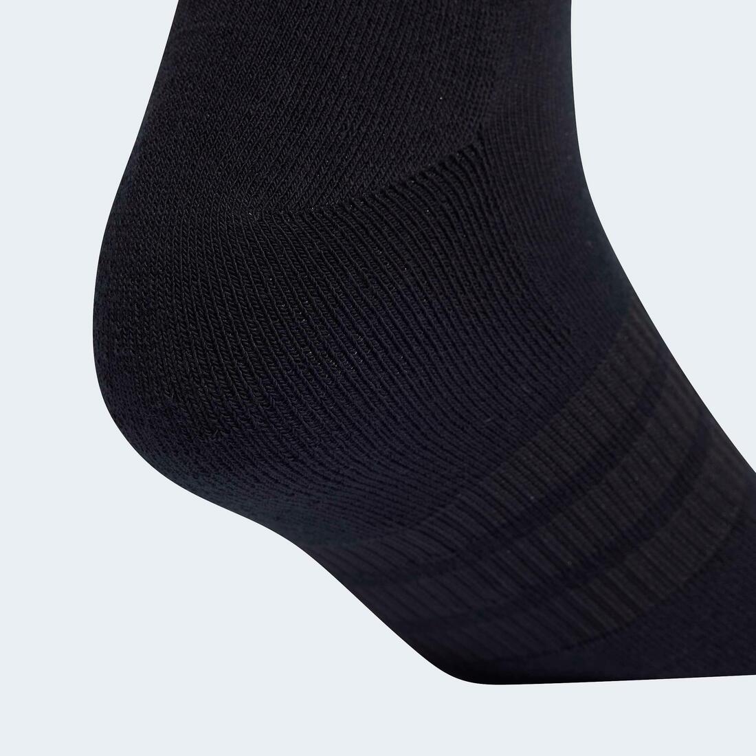 Unisex Cushioned Essentials Low Cut Socks 3 Pair Pack, Black - Image 4