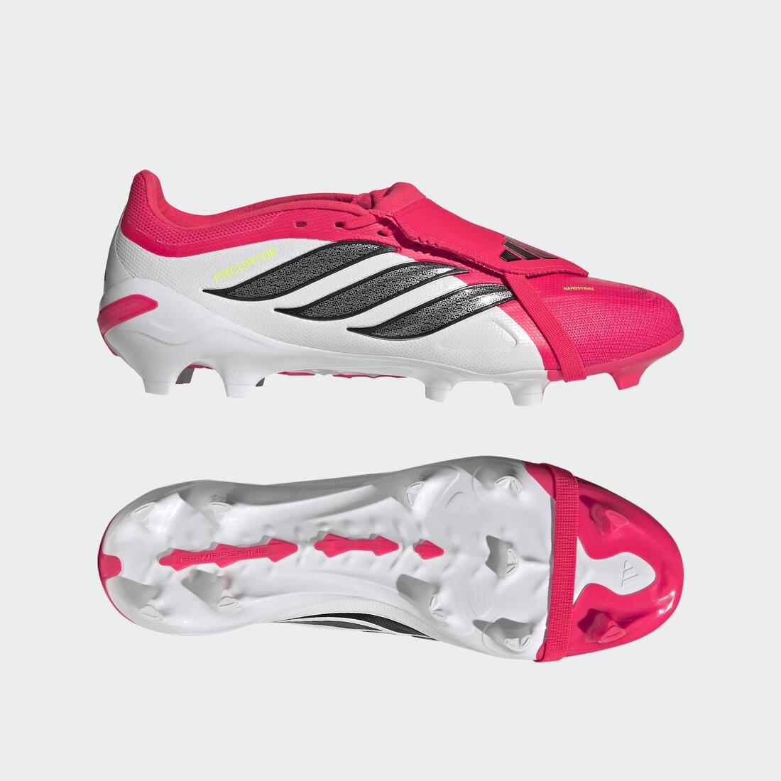 Unisex Predator League Fold-Over Tongue Firm Ground Football Boots, Red - Image 10