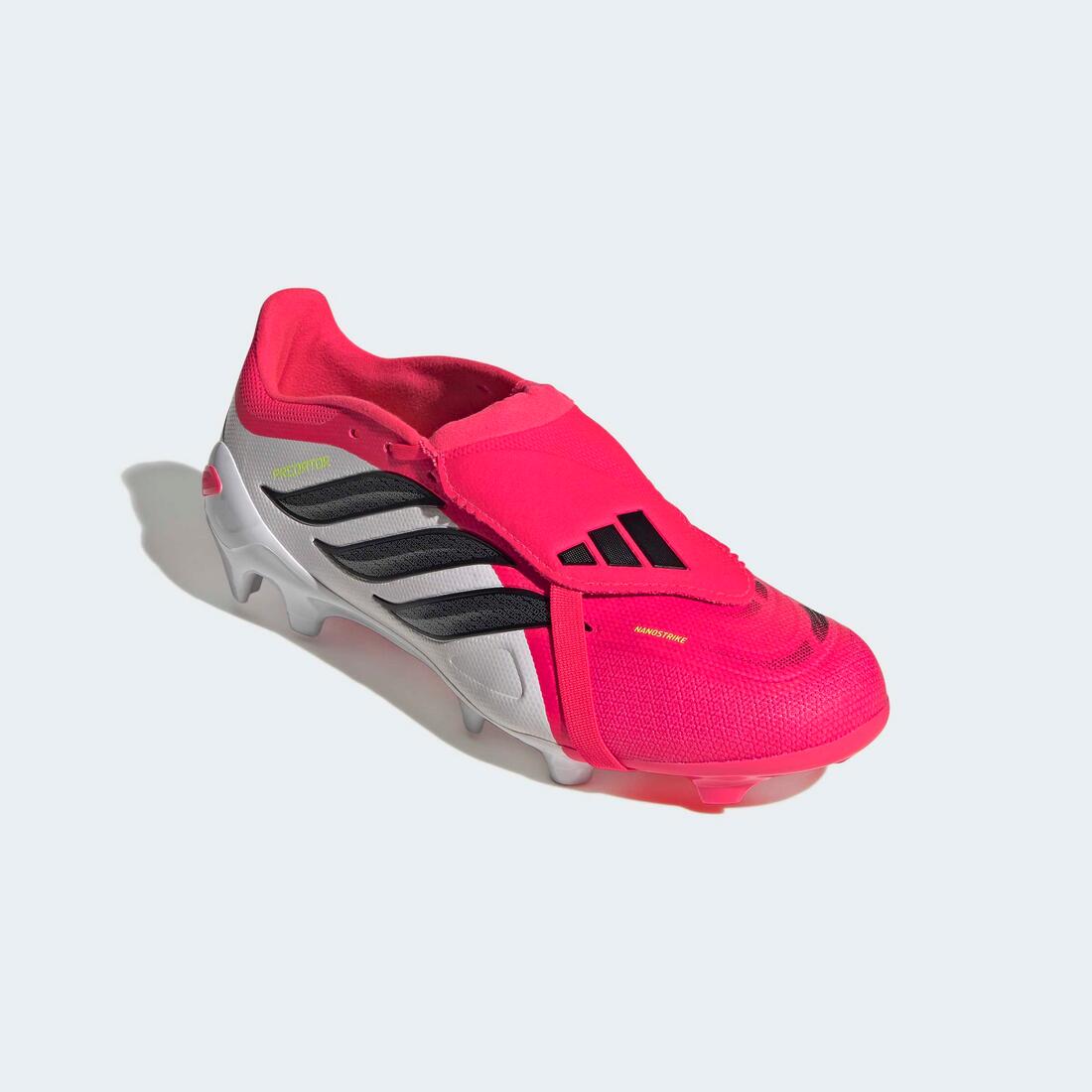 Unisex Predator League Fold-Over Tongue Firm Ground Football Boots, Red - Image 5
