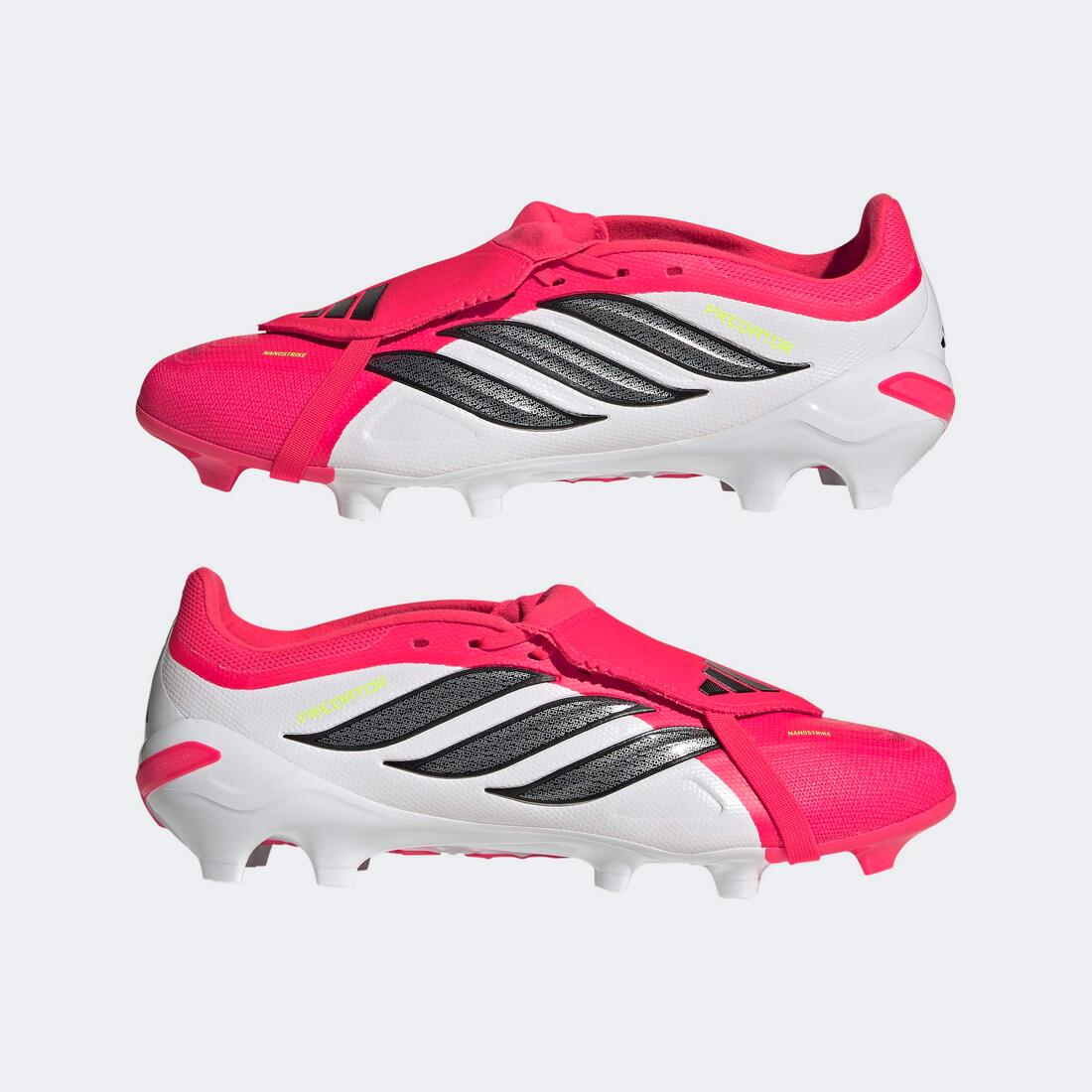 Unisex Predator League Fold-Over Tongue Firm Ground Football Boots, Red - Image 9