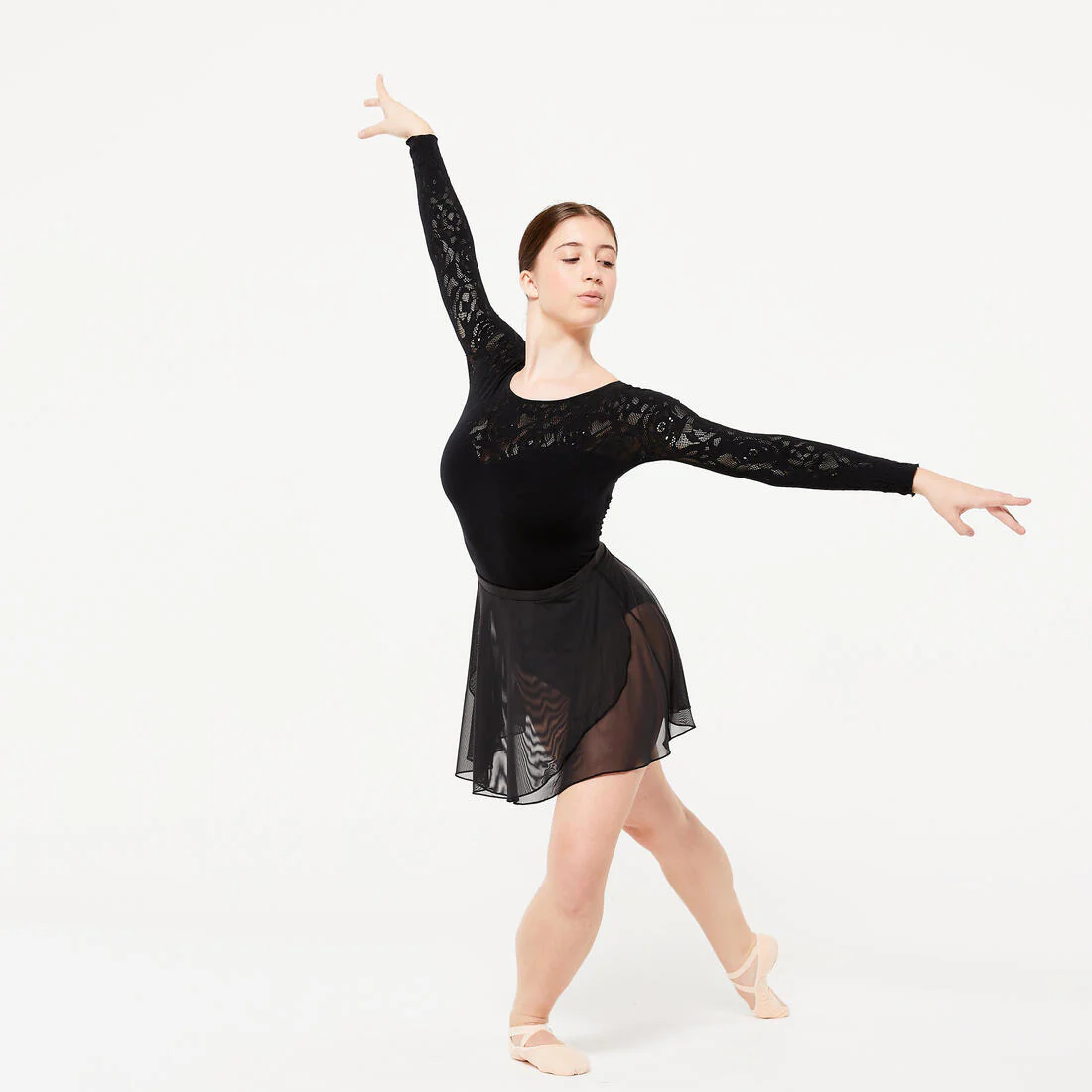 Voile Ballet Skirt - Black - Image 5
