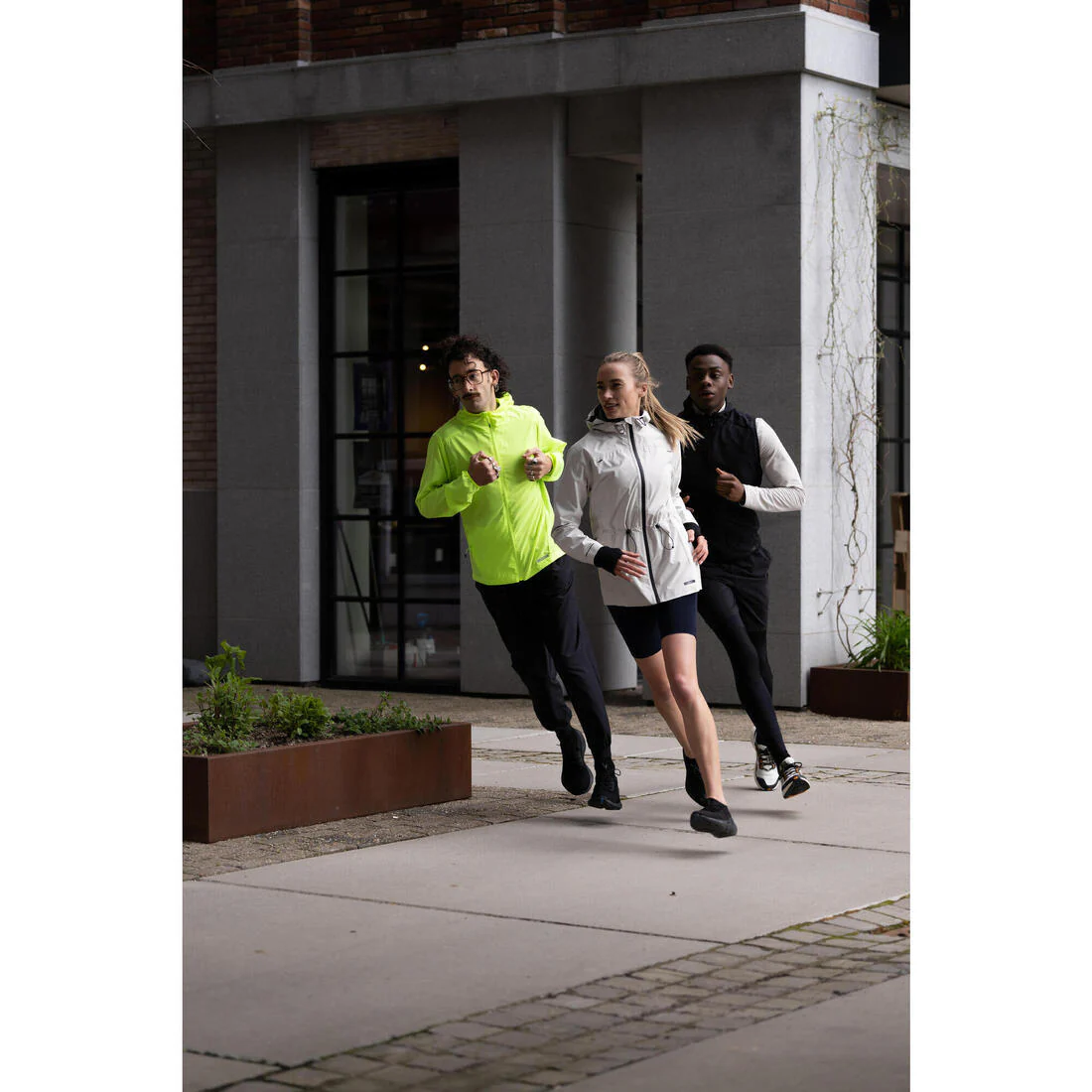 WARM MEN'S RUNNING TIGHTS BLACK - Image 2