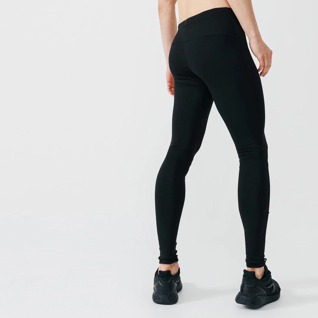 WARM MEN'S RUNNING TIGHTS BLACK - Image 4