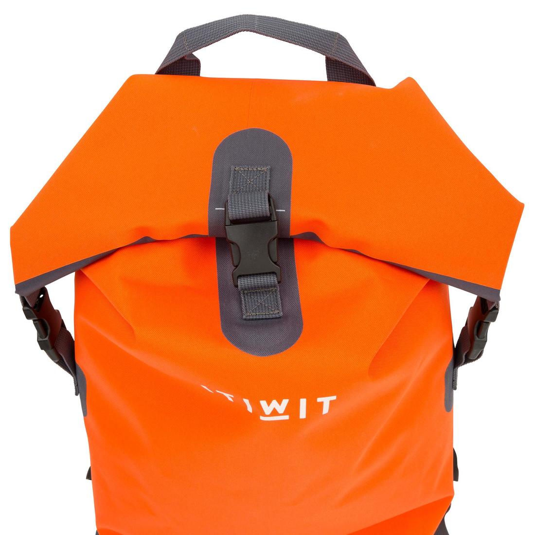 Waterproof Dry Bag 30L - Orange - Image 5