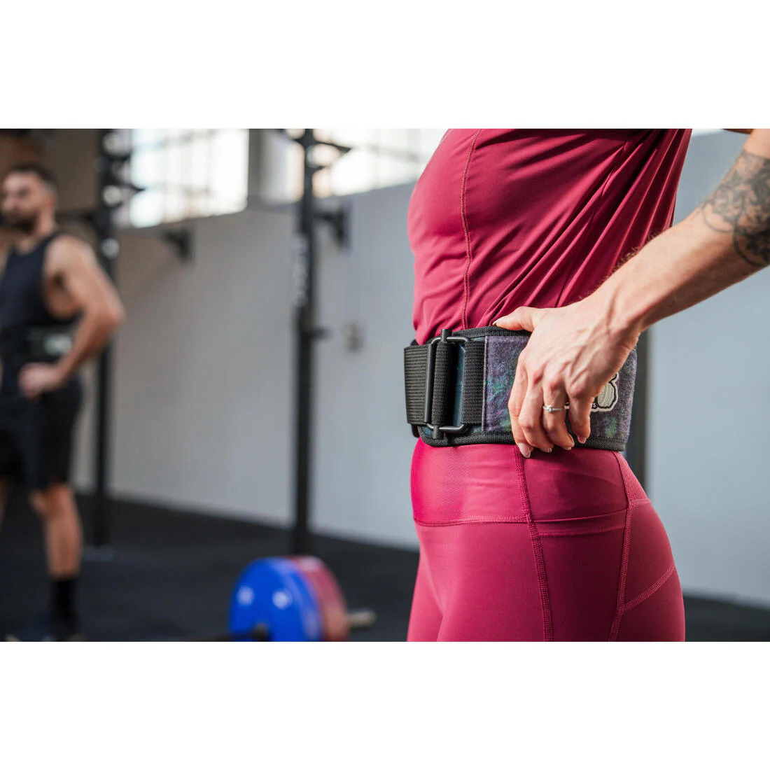 Weight Lifting Belt with Secure Buckle - Print - Image 7