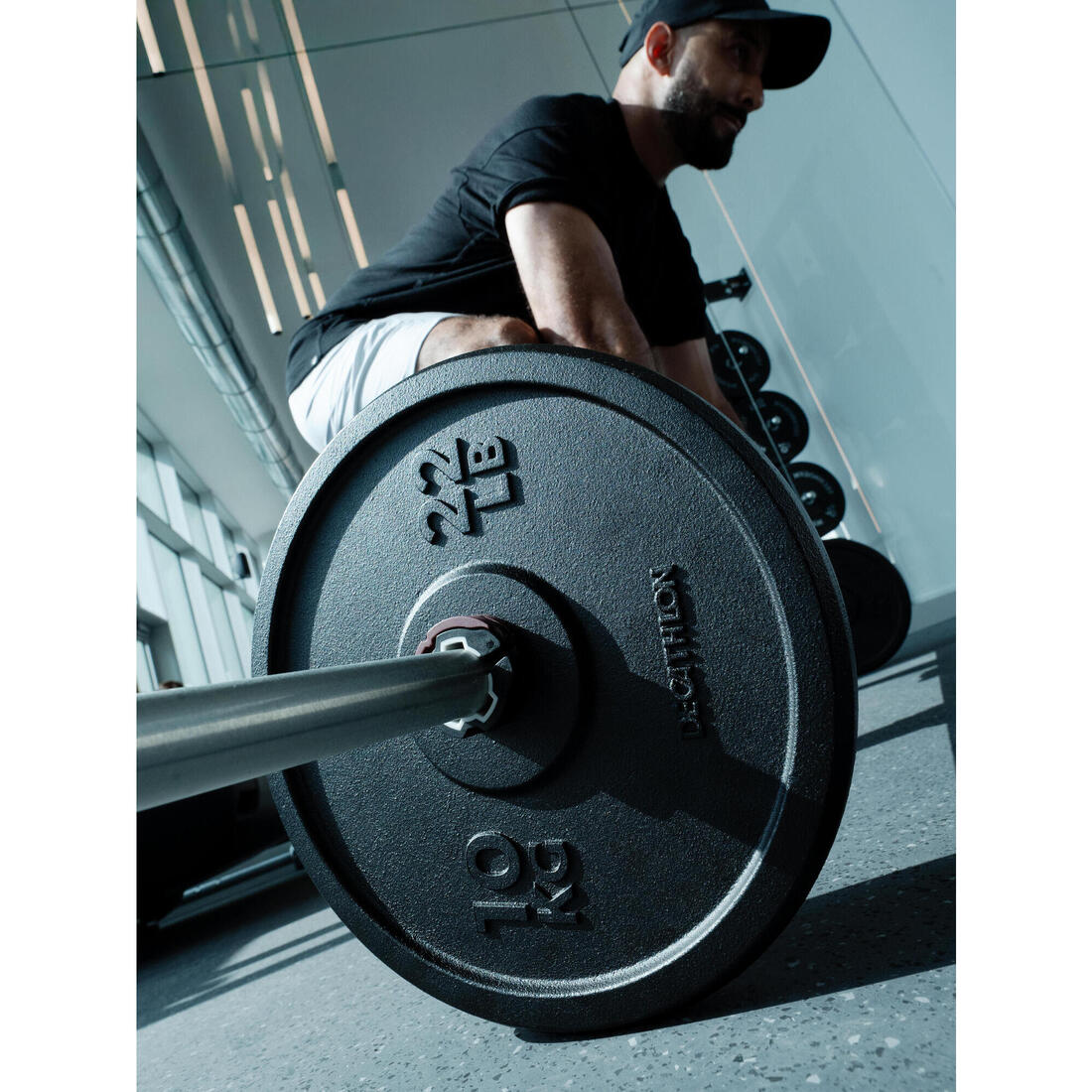 Weight Training 0.5 kg 28 mm 80% Recycled Cast Iron Plate - Image 8