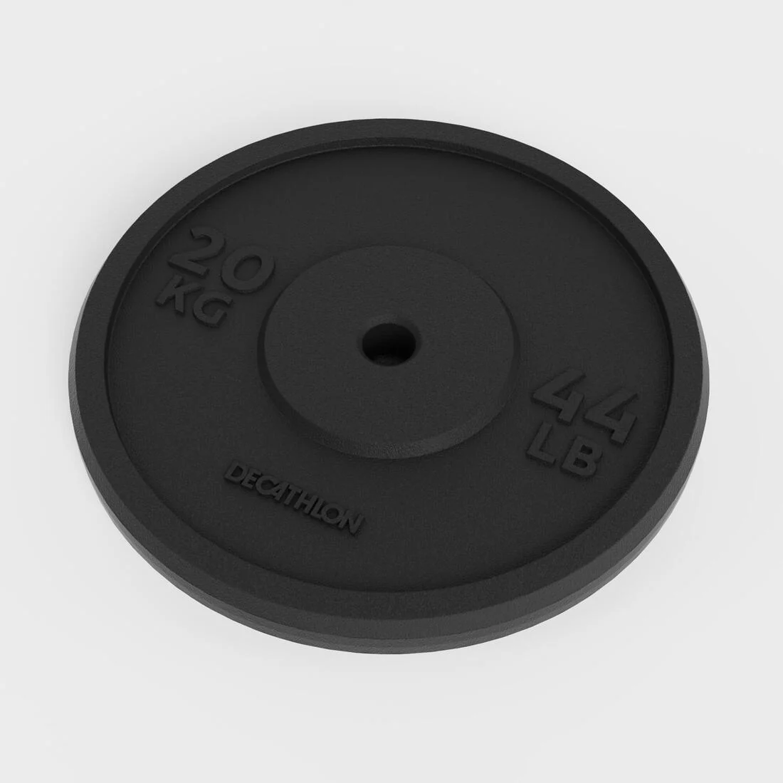 Weight Training 20 kg 1 inch / 28mm Partly Recycled Cast Iron Plate - Image 3