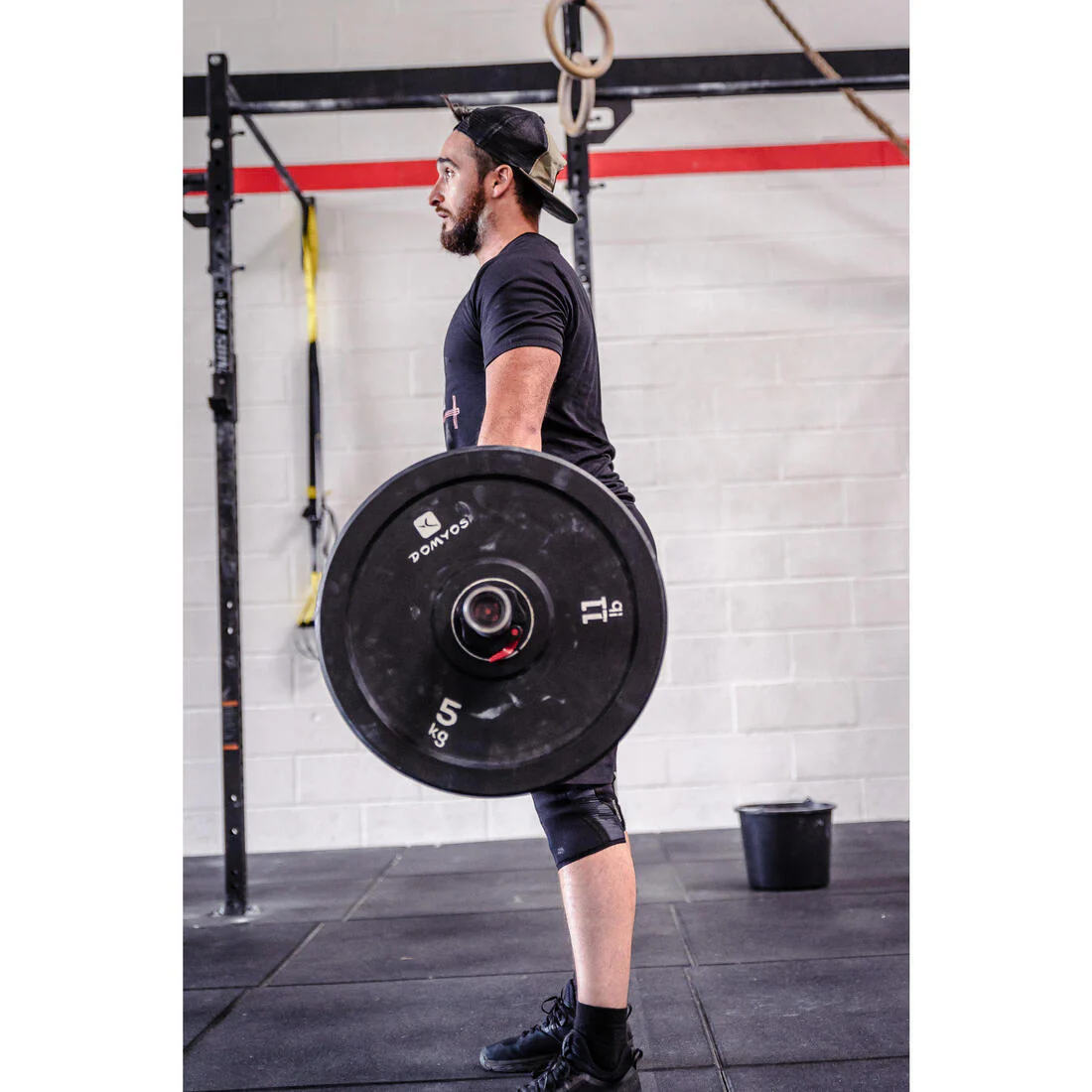 Weightlifting Bumper Disc 15 kg - Inner Diameter 50 mm - Image 10
