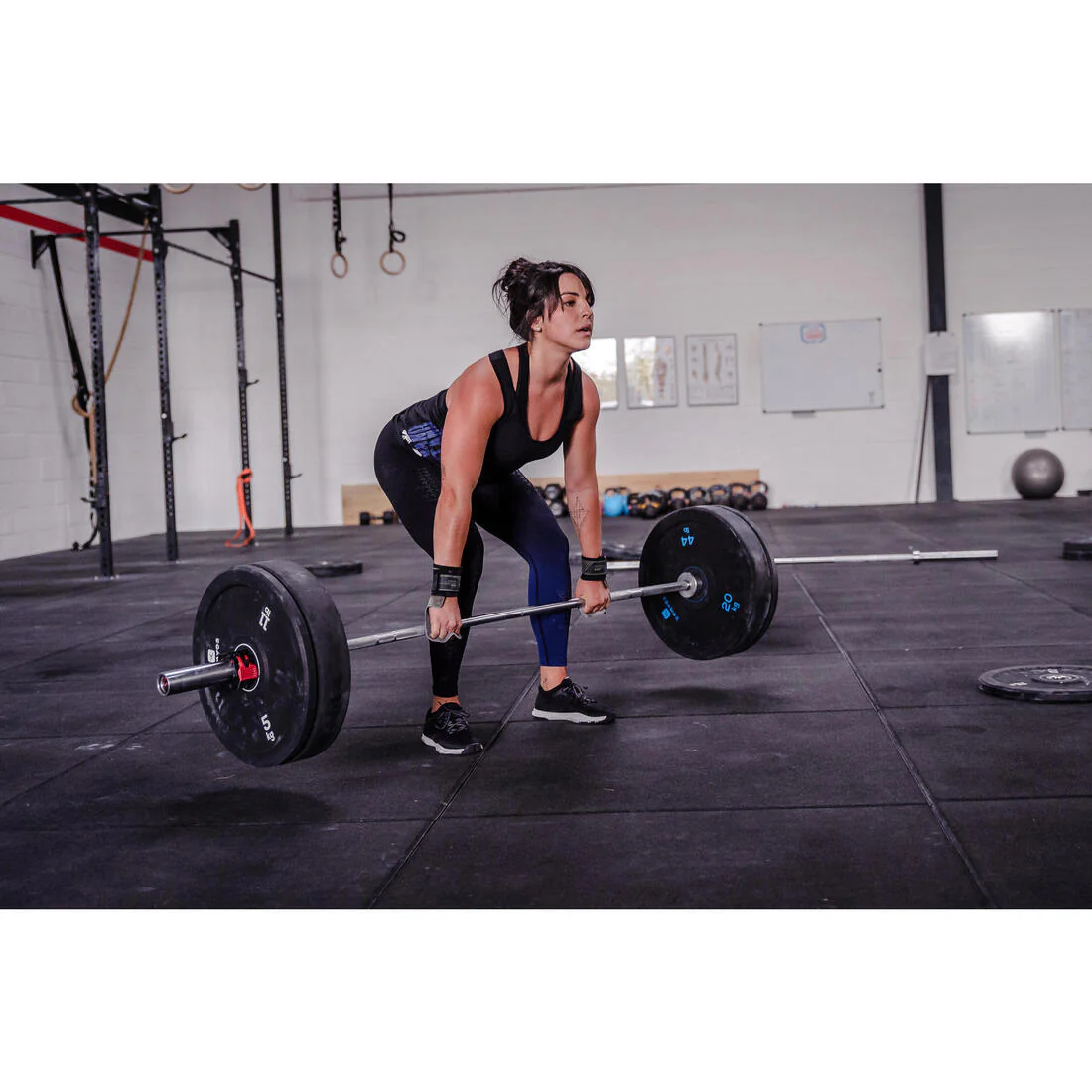 Weightlifting Bumper Disc 15 kg - Inner Diameter 50 mm - Image 12