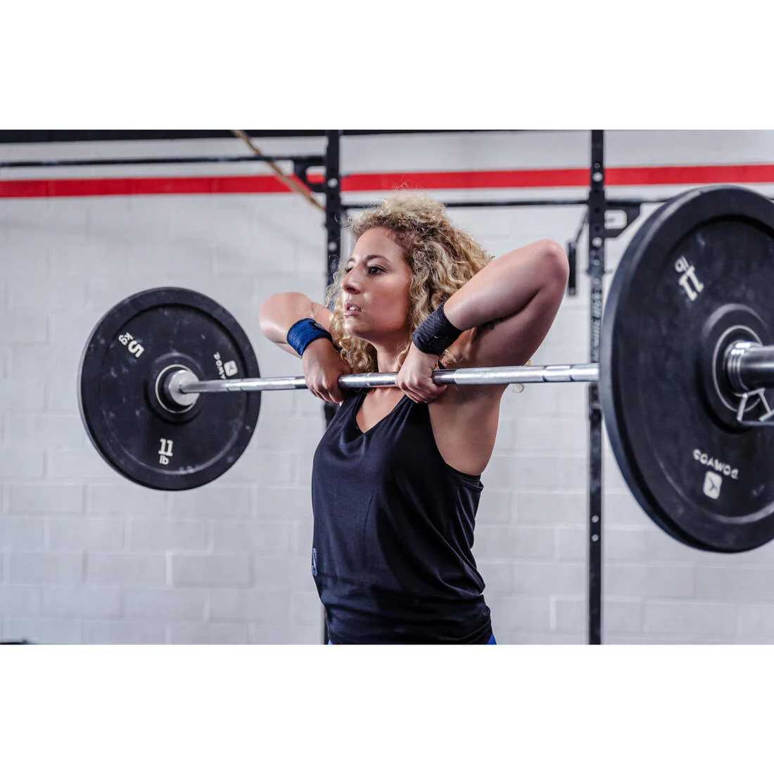 Weightlifting Bumper Disc 15 kg - Inner Diameter 50 mm - Image 7