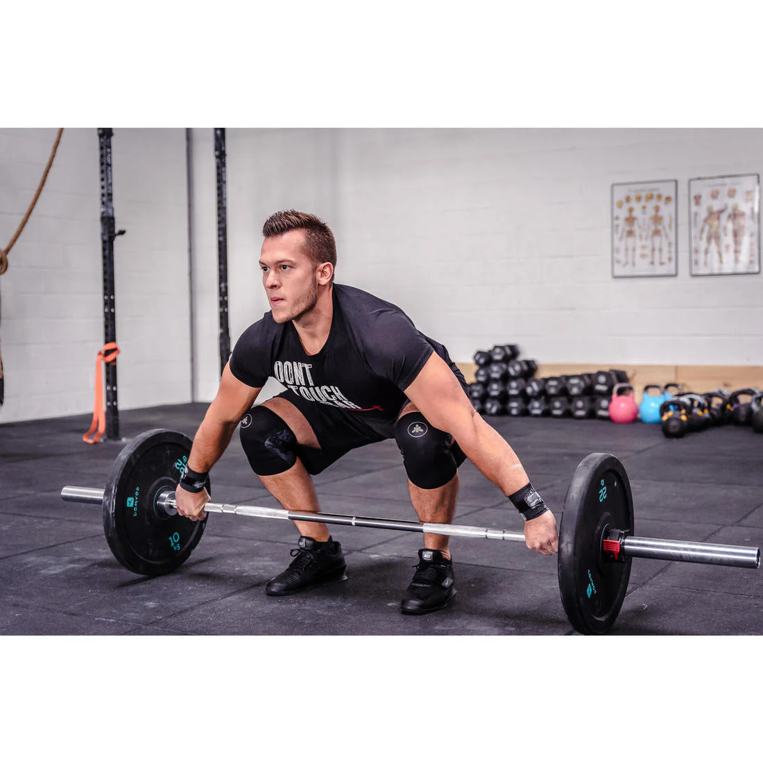 Weightlifting Bumper Disc 15 kg - Inner Diameter 50 mm - Image 8
