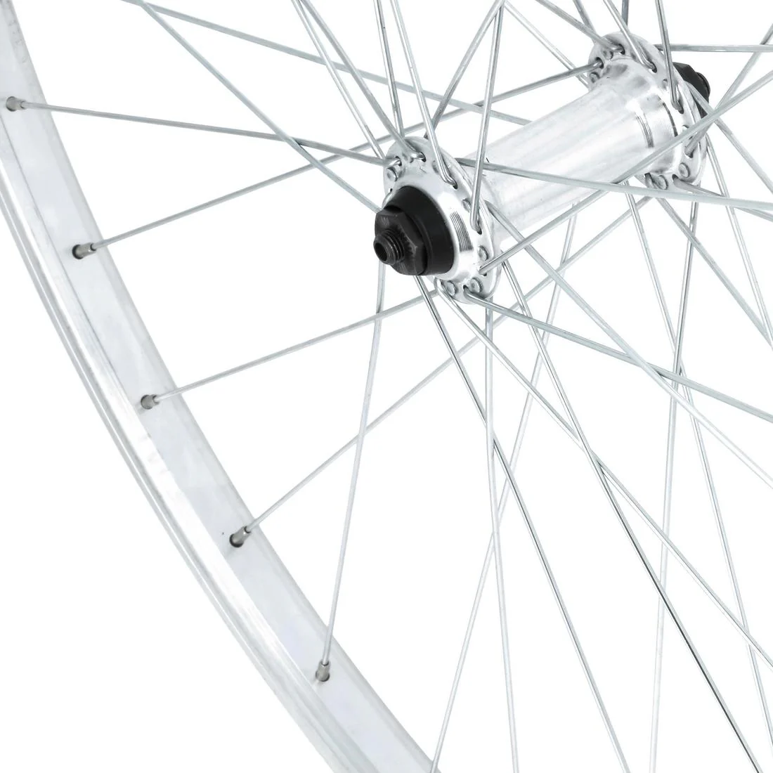 Wheel 28" Front Single Wall V-brake Quick Release Hybrid Bike - Silver - Image 2
