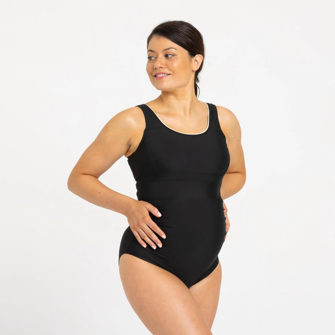 Women's 1-piece Maternity Swimsuit Nora Black - Image 2