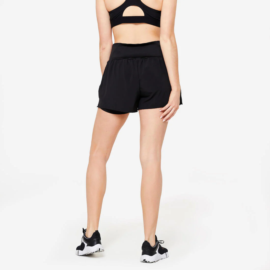 Women's 2-in-1 Fitness Shorts - Image 4