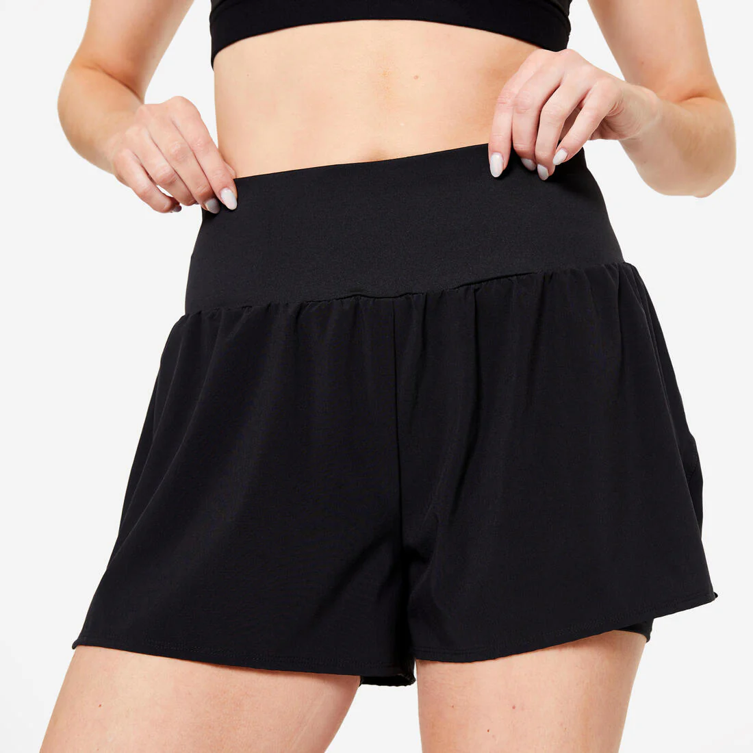 Women's 2-in-1 Fitness Shorts - Image 5