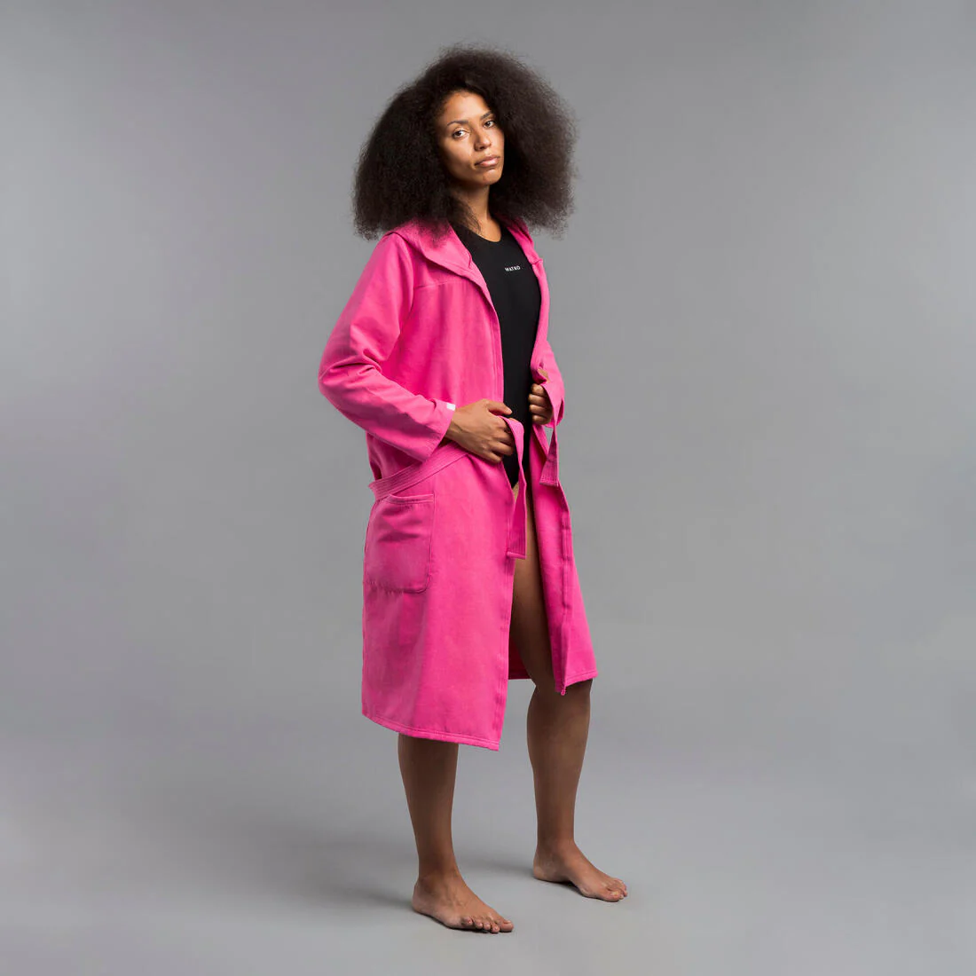 Women’s Compact Microfibre Pool Bathrobe - Image 35