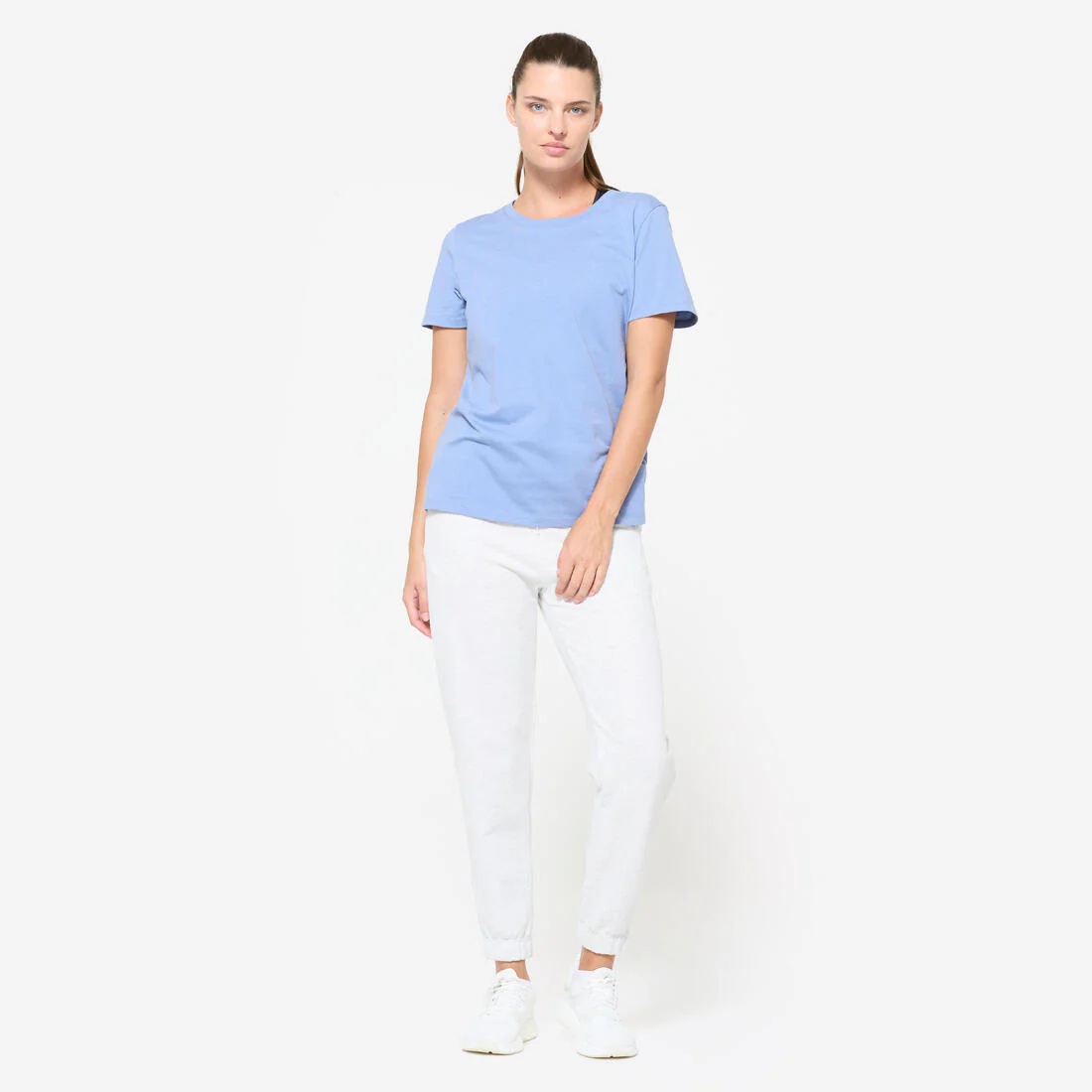Women's Crew Neck Cotton T-Shirt - Image 11