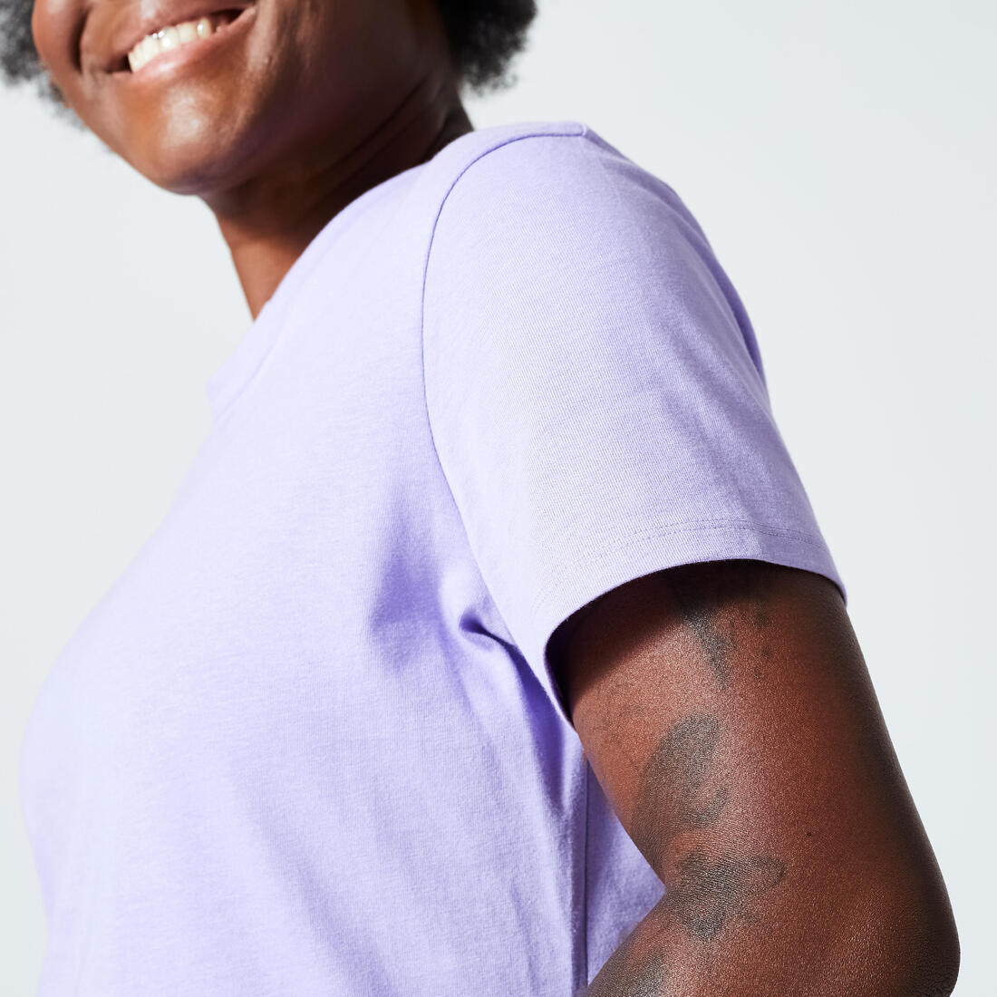 Women's Crew Neck Cotton T-Shirt - Image 19