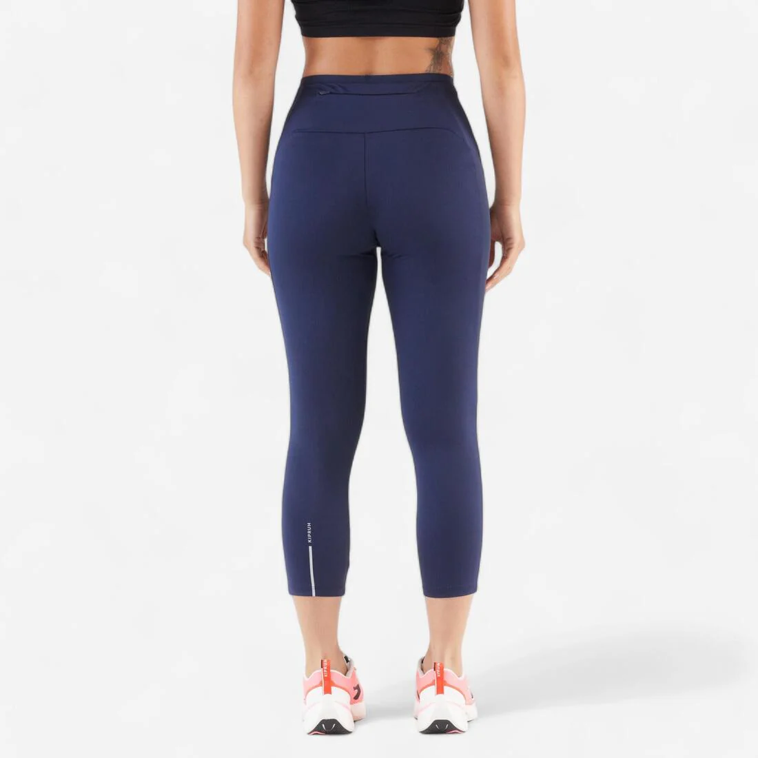 Women's Cropped Running Leggings Breathable - KIPRUN Run 500 Comfort - Image 2