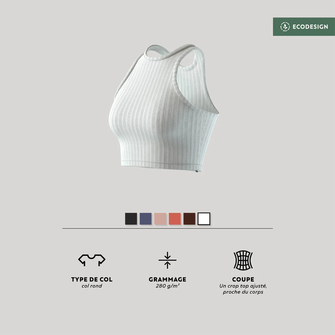 Women's Cropped Tank Top - Image 4