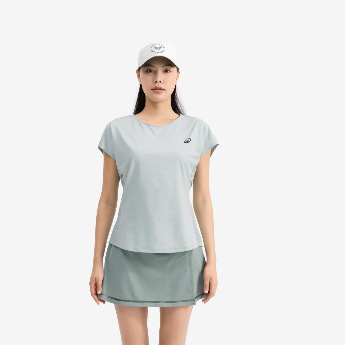 Women's Dry Crew Neck Soft Tennis T-Shirt Dry 500 - Off