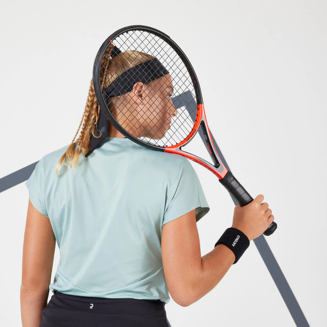 Women's Dry Crew Neck Soft Tennis T-Shirt Dry 500 - Off - Image 13