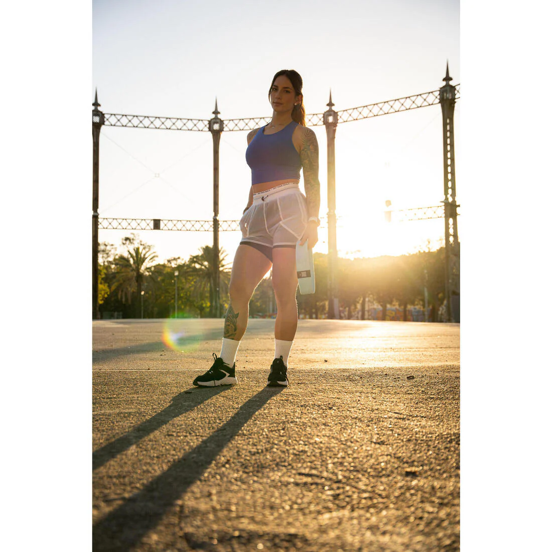 Women's Fitness Cropped Tank Top - Image 15