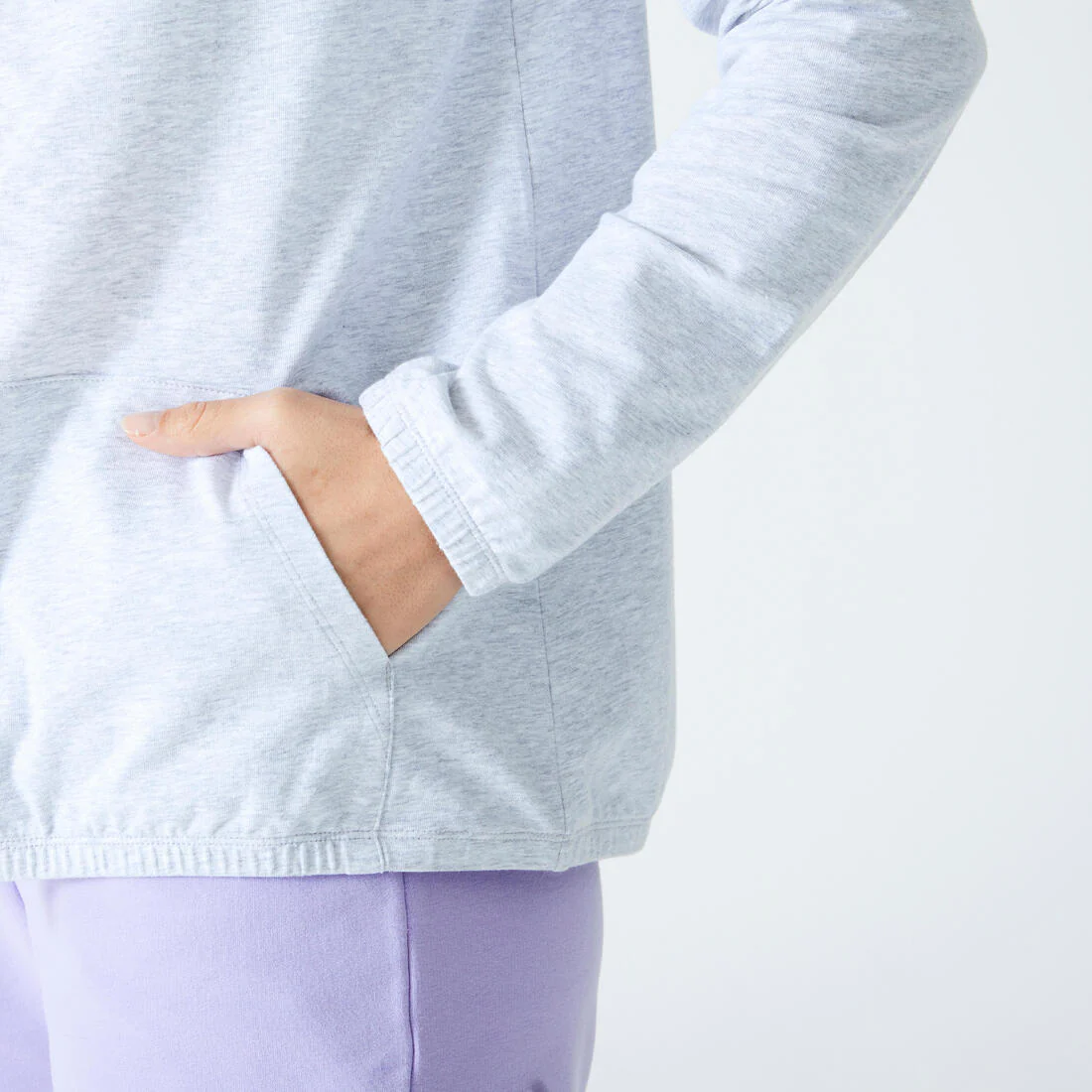 Women's Fitness Zip-Up Sweatshirt 100 - Image 2