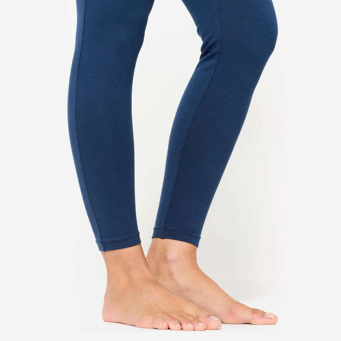Women's Gentle Yoga High-Waisted Leggings - Navy Blue - Image 5