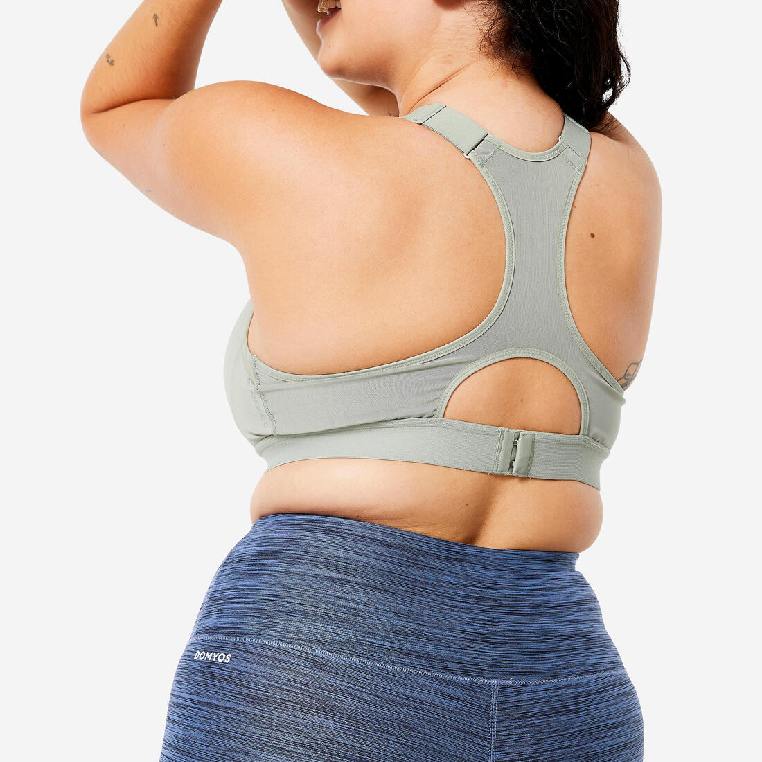 Women's High Support Adjustable Sports Bra with Cups - Image 13
